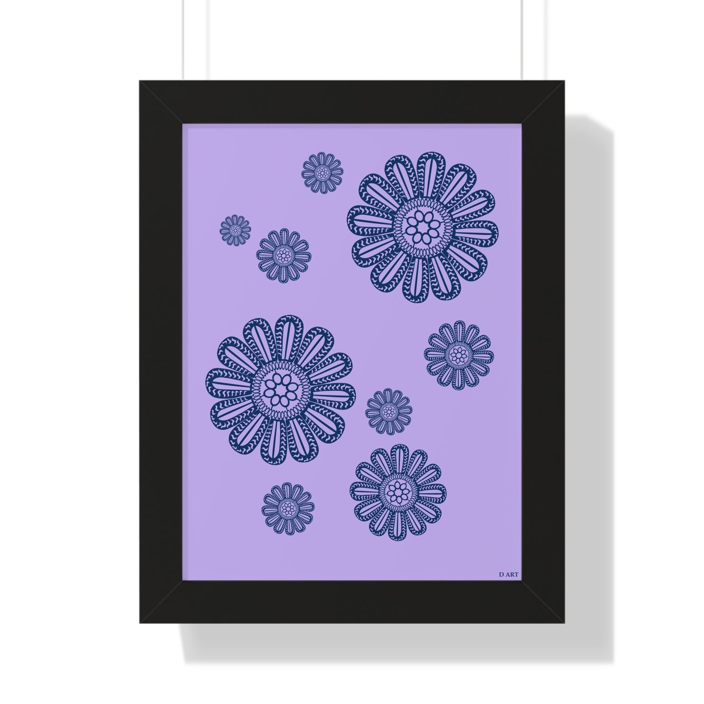 Dreamy Lilac framed art - D ART Studio