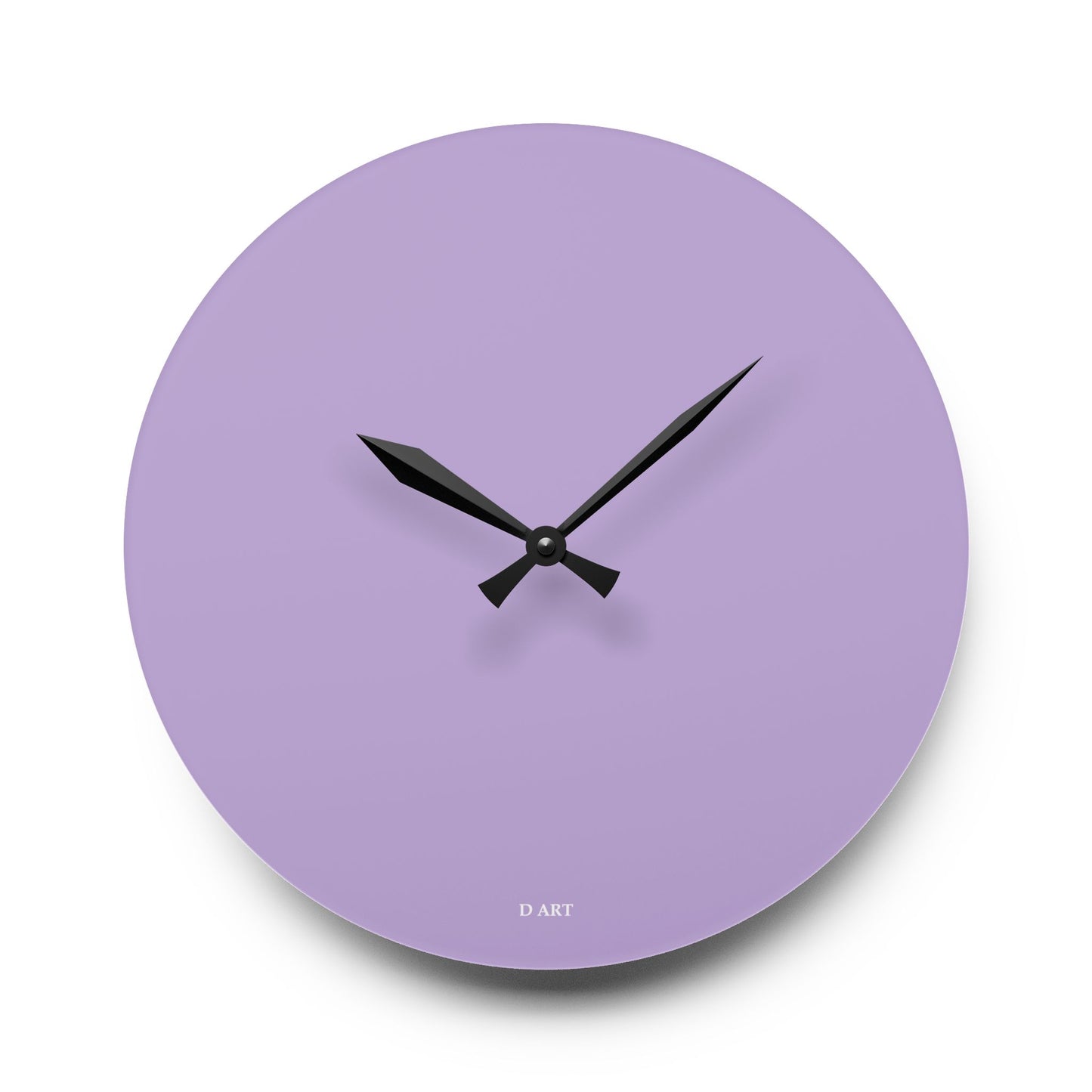 Lilac Simplicity wall clock - D ART Studio