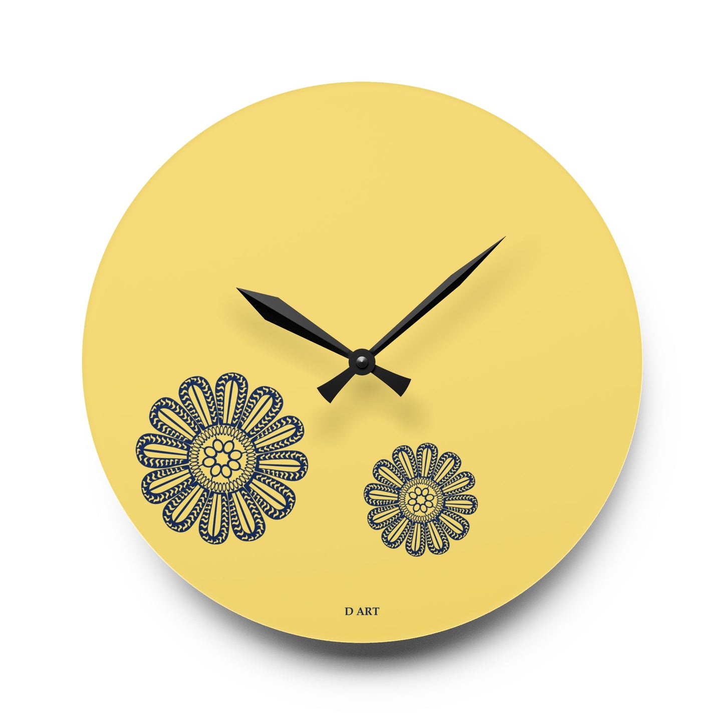 Sunlit Navy wall clock - D ART Studio