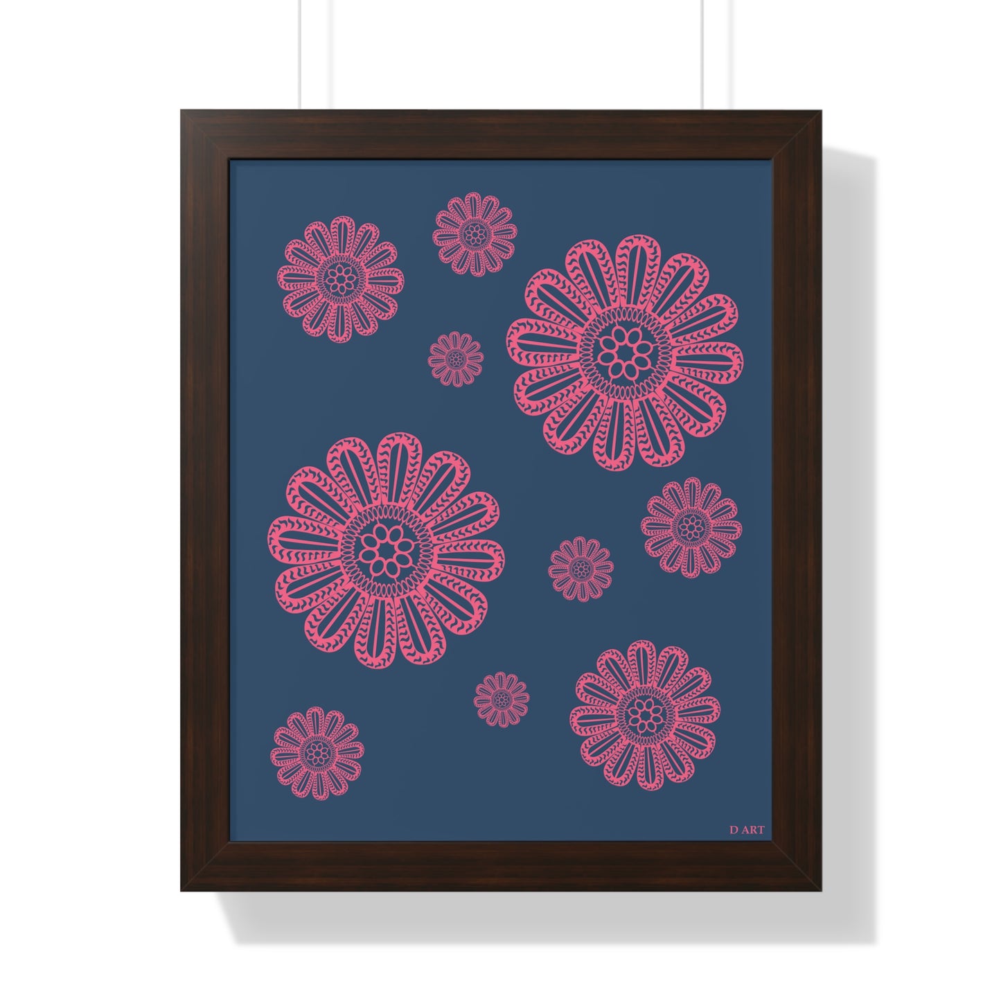 Midnight Blossoms framed art