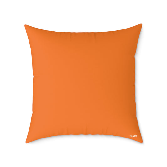 Tangerine Simplicity pillow - D ART Studio