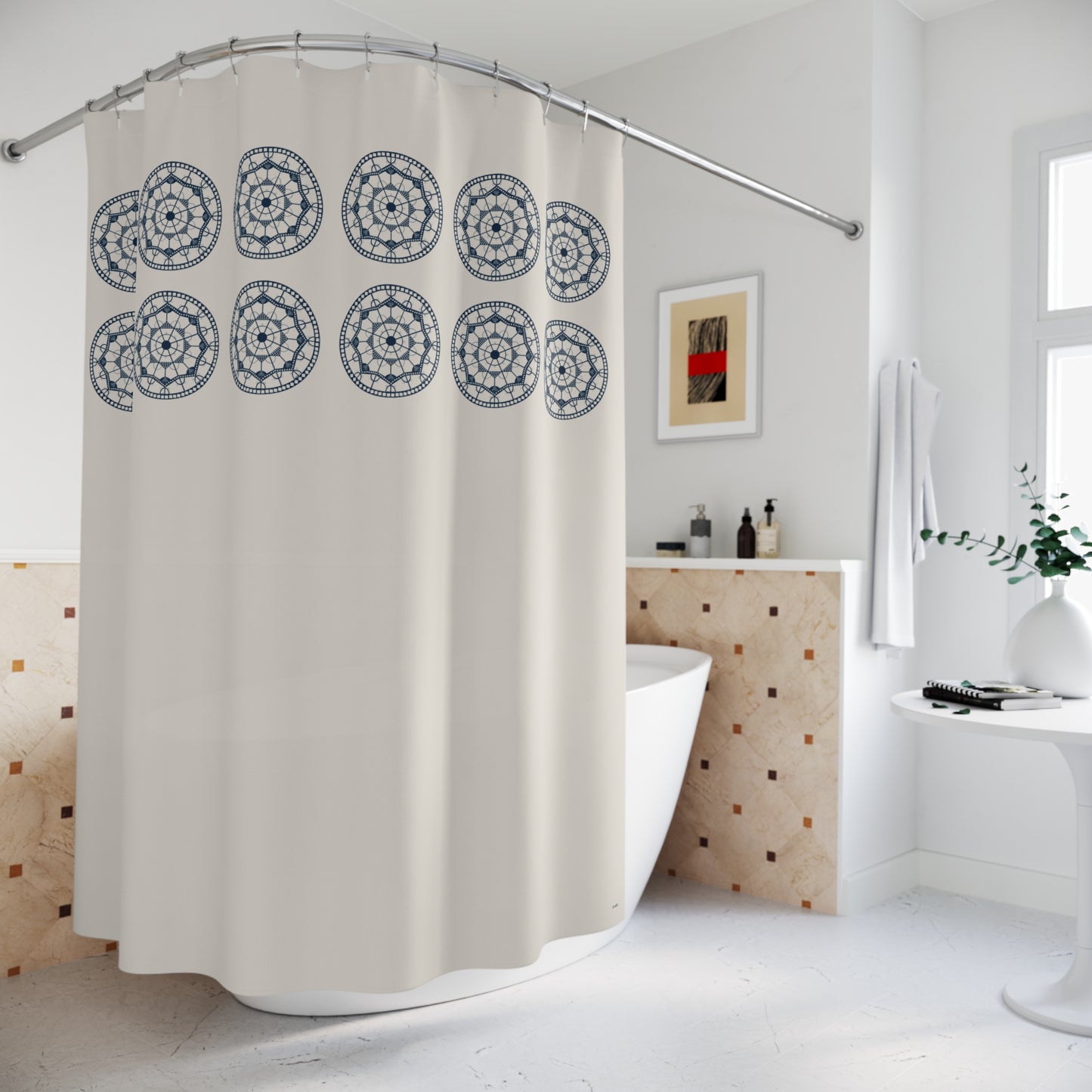 Midnight Dune shower curtain