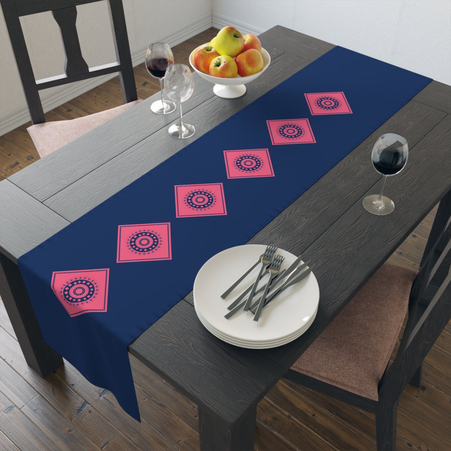 Rose Twilight table runner