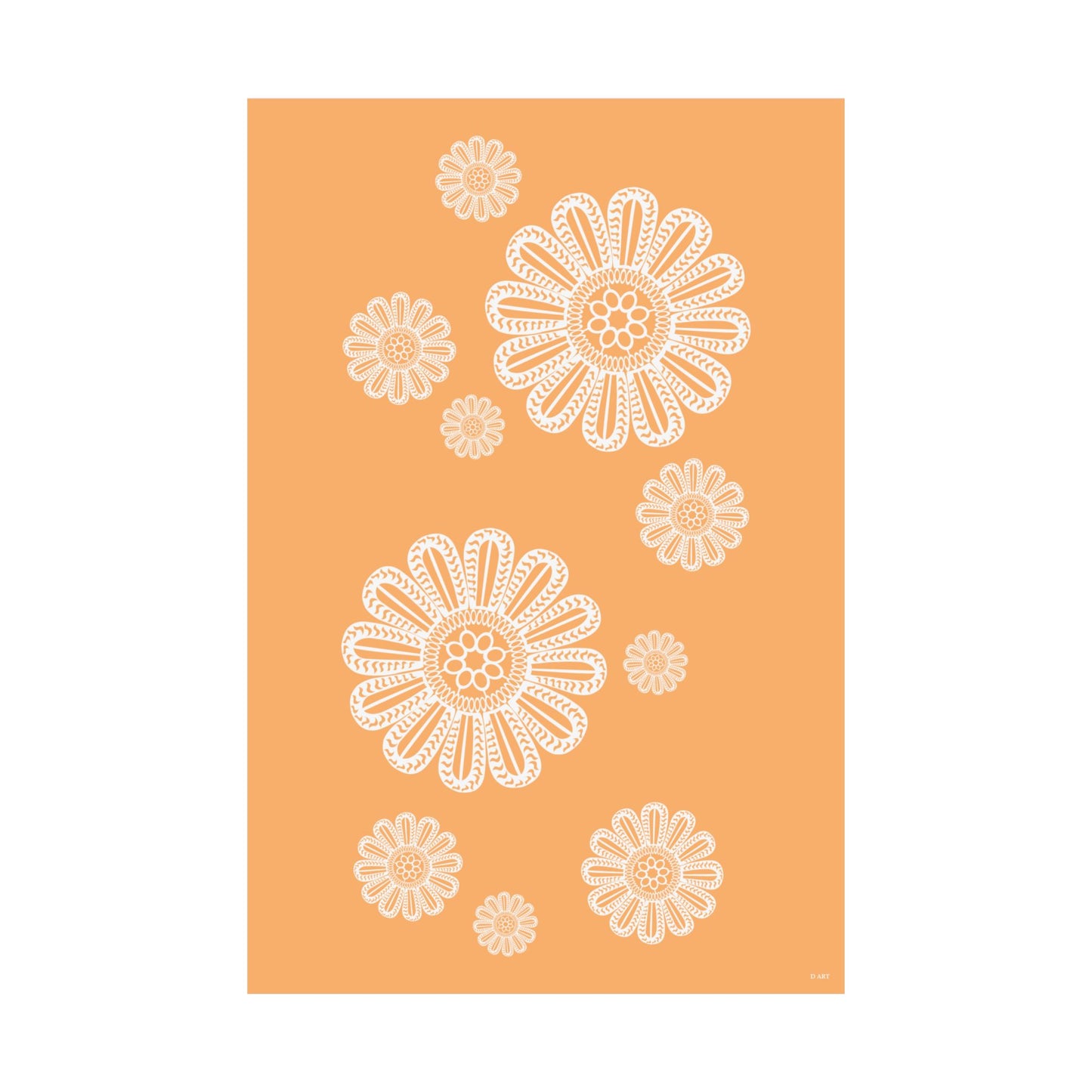 Peachy Sunset matte poster - D ART Studio