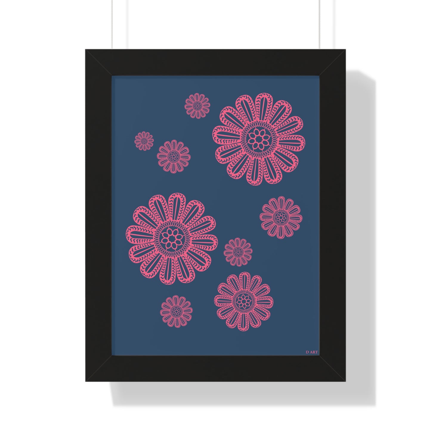 Midnight Blossoms framed art