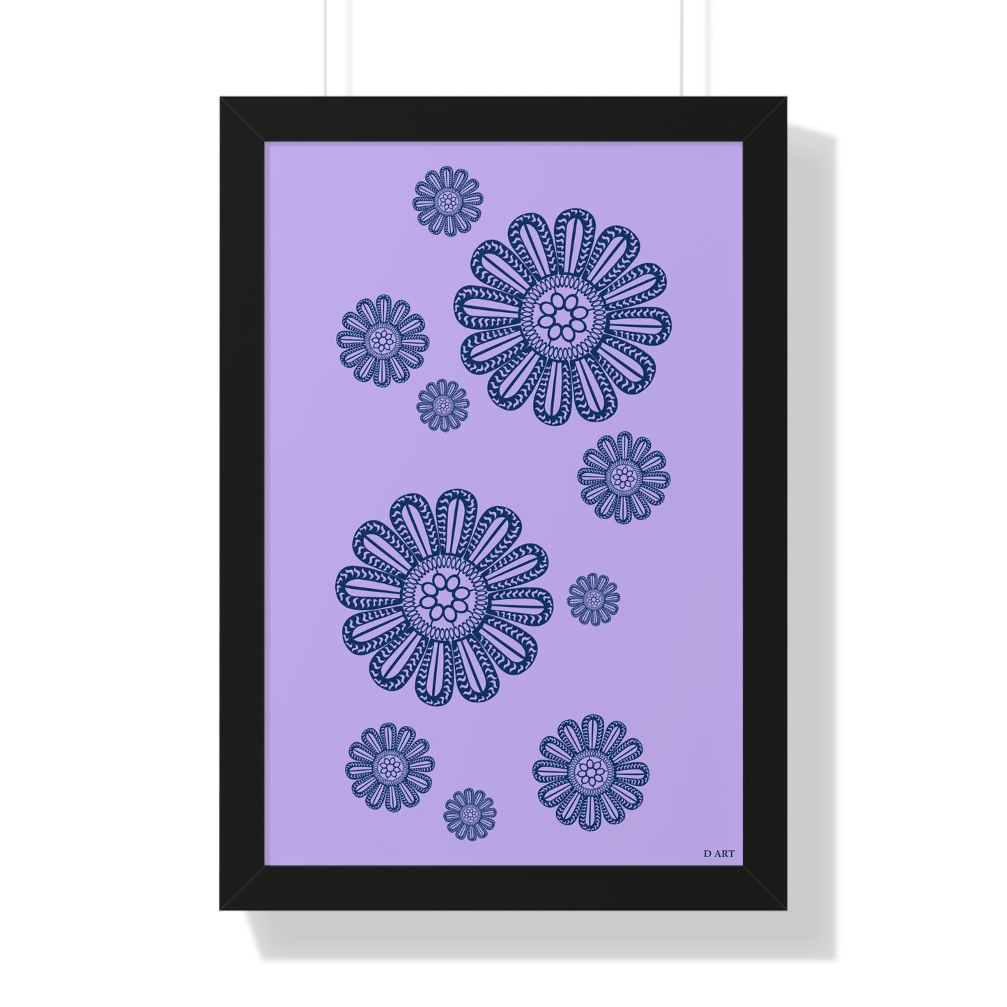 Dreamy Lilac framed art - D ART Studio