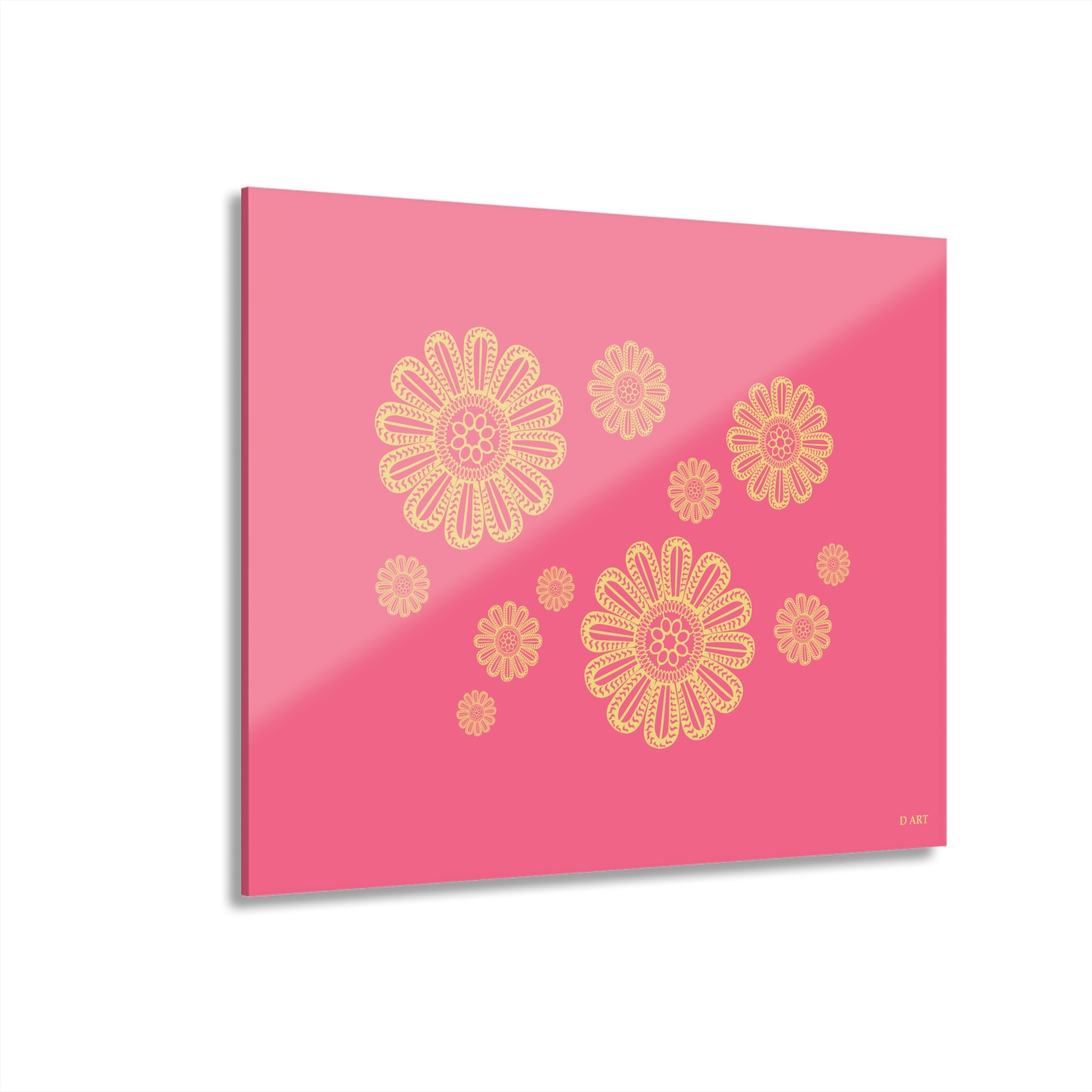 Pink Lemonade acrylic art - D ART Studio