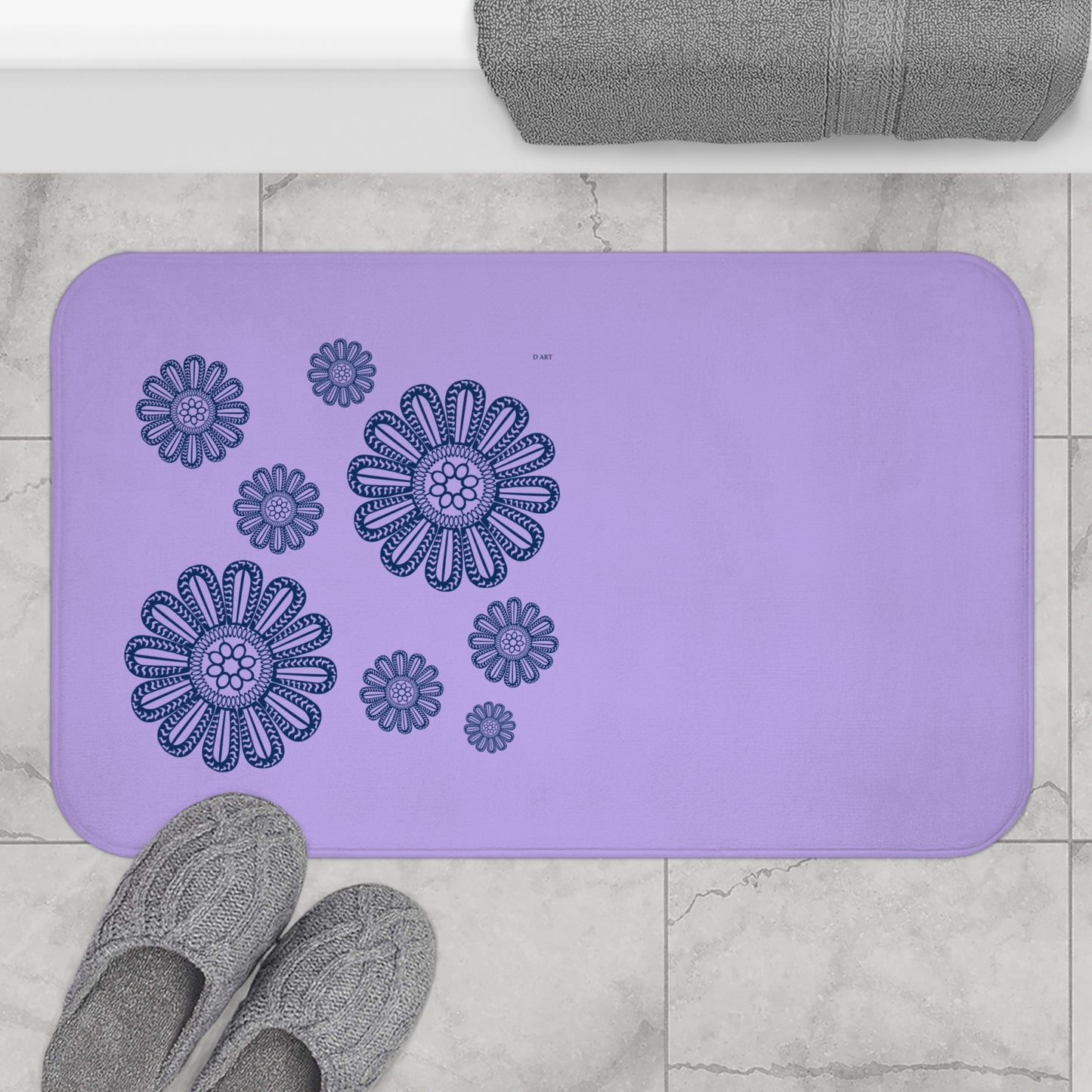 Dreamy Lilac bath mat