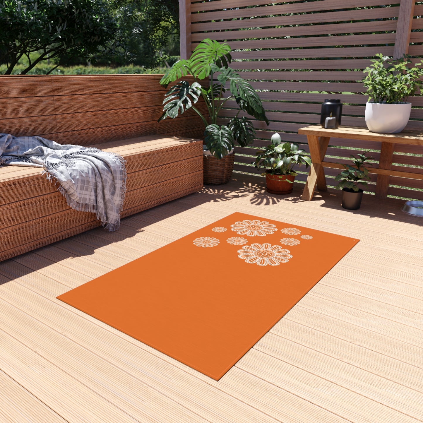 Sundown Glow outdoor rug