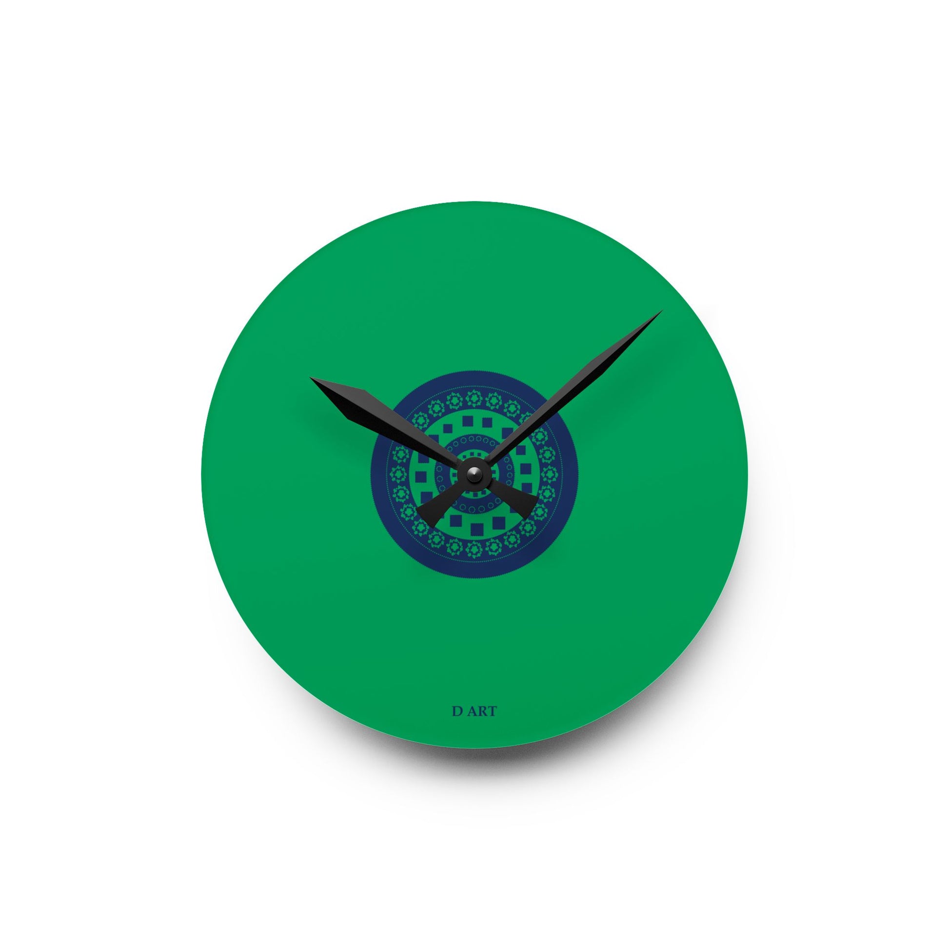 Emerald Nightfall wall clock - D ART Studio