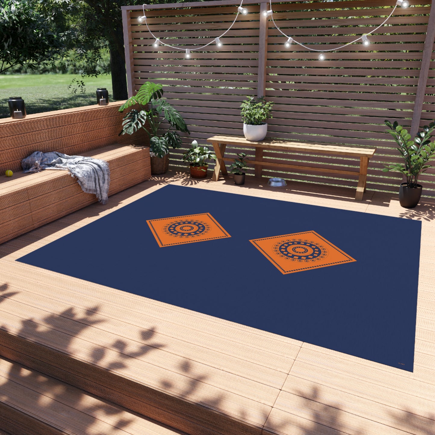 Dusk Tones outdoor rug