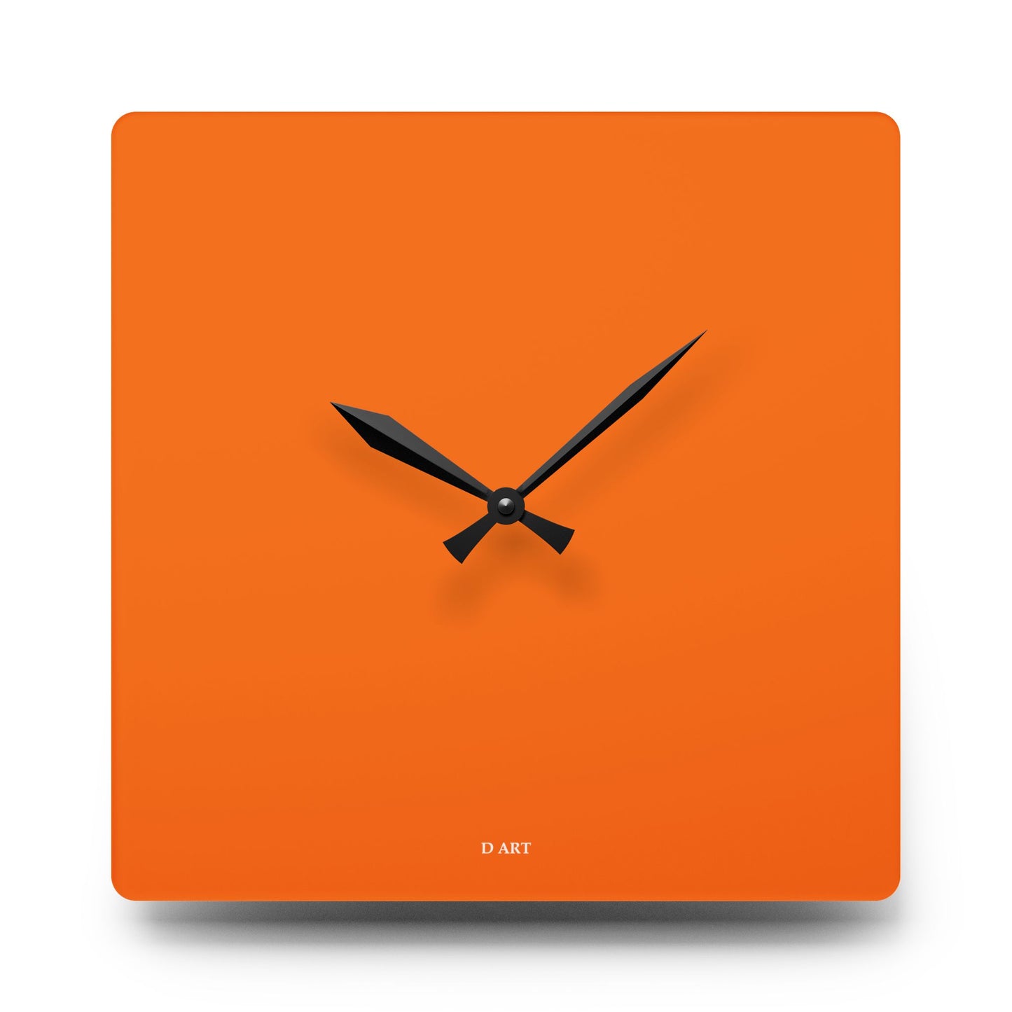 Tangerine Simplicity wall clock - D ART Studio