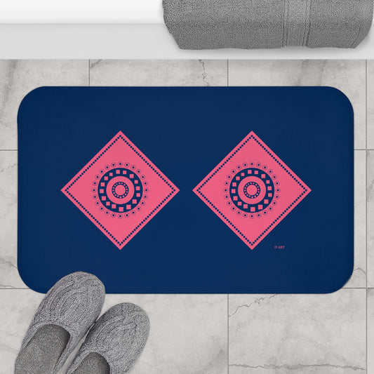 Rose Twilight bath mat