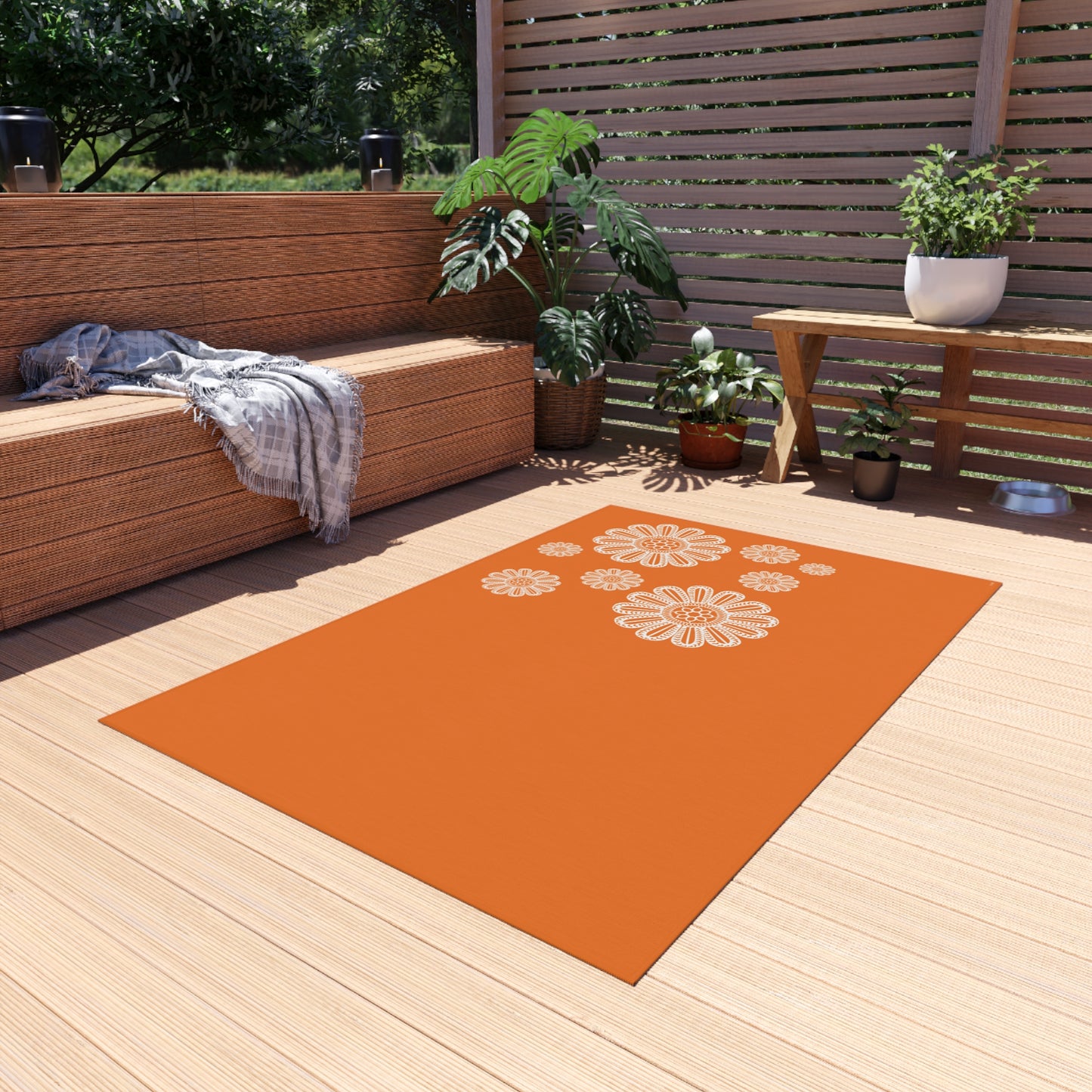 Sundown Glow outdoor rug