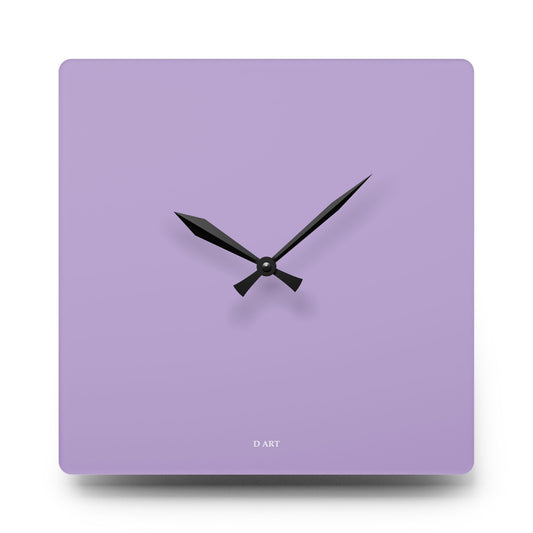 Lilac Simplicity wall clock - D ART Studio