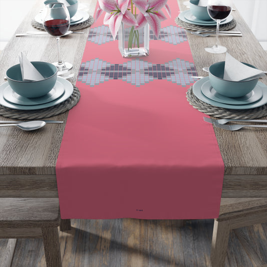 Pink Lagoon table runner