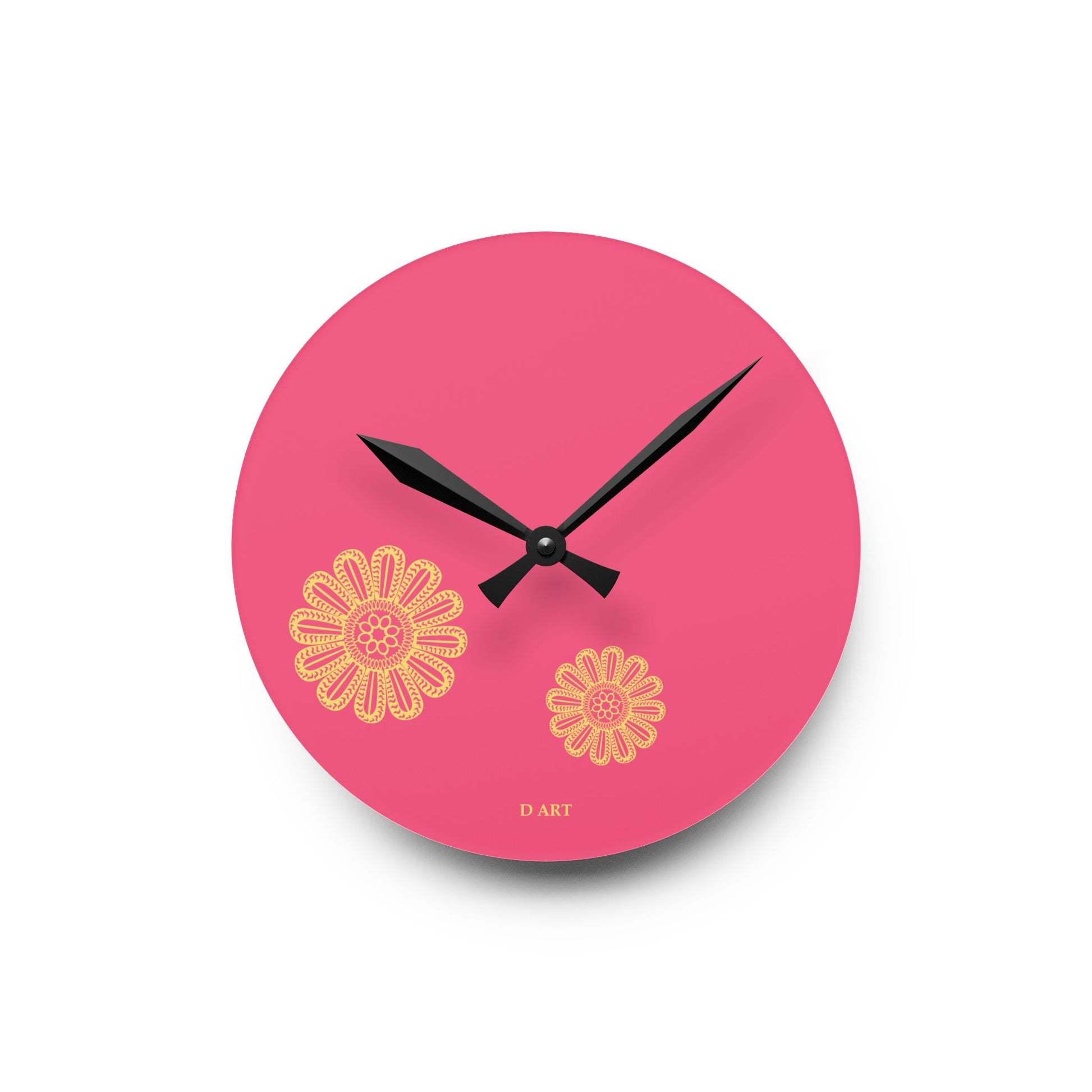 Pink lemonade wall clock - D ART Studio