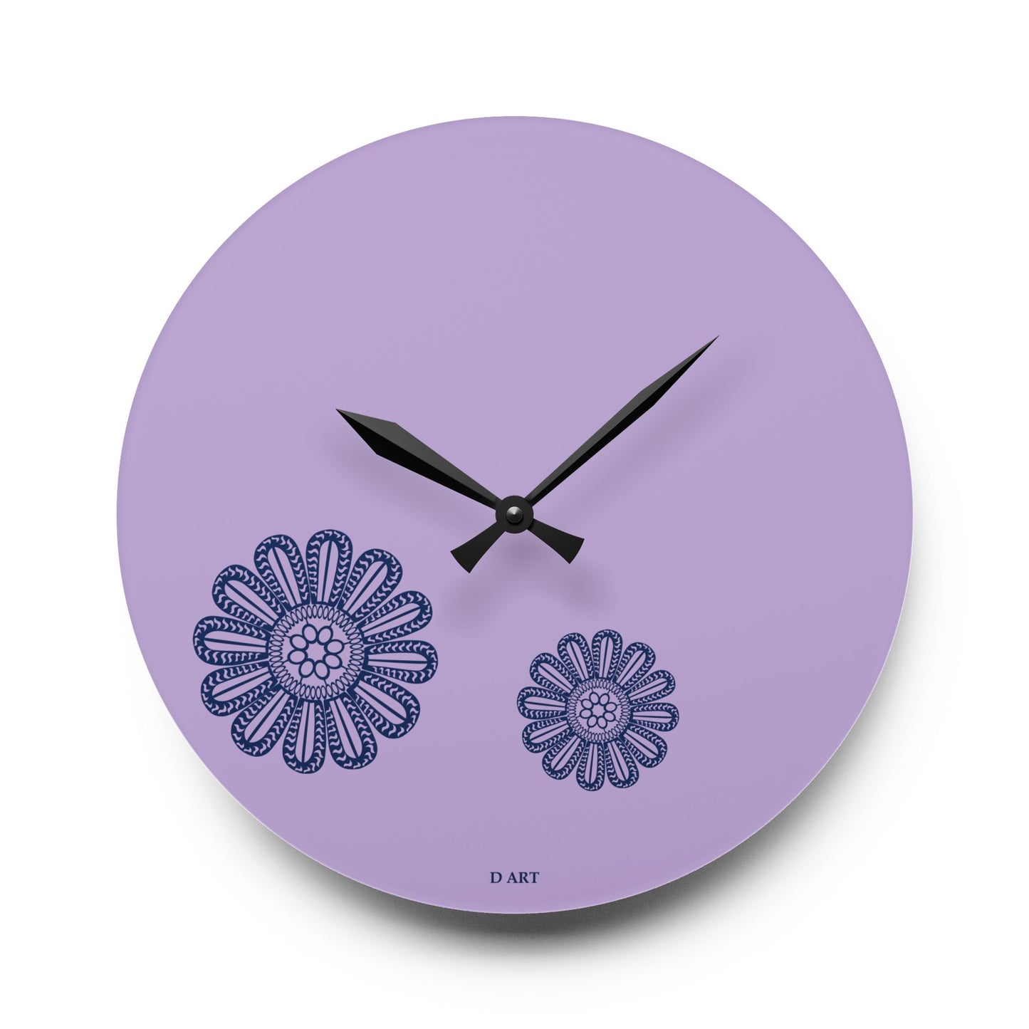 Dreamy Lilac wall clock - D ART Studio