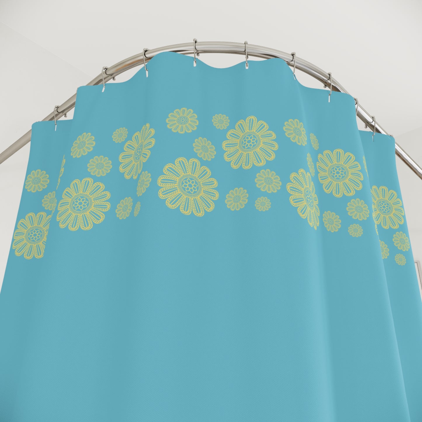 Turquoise Delight shower curtain