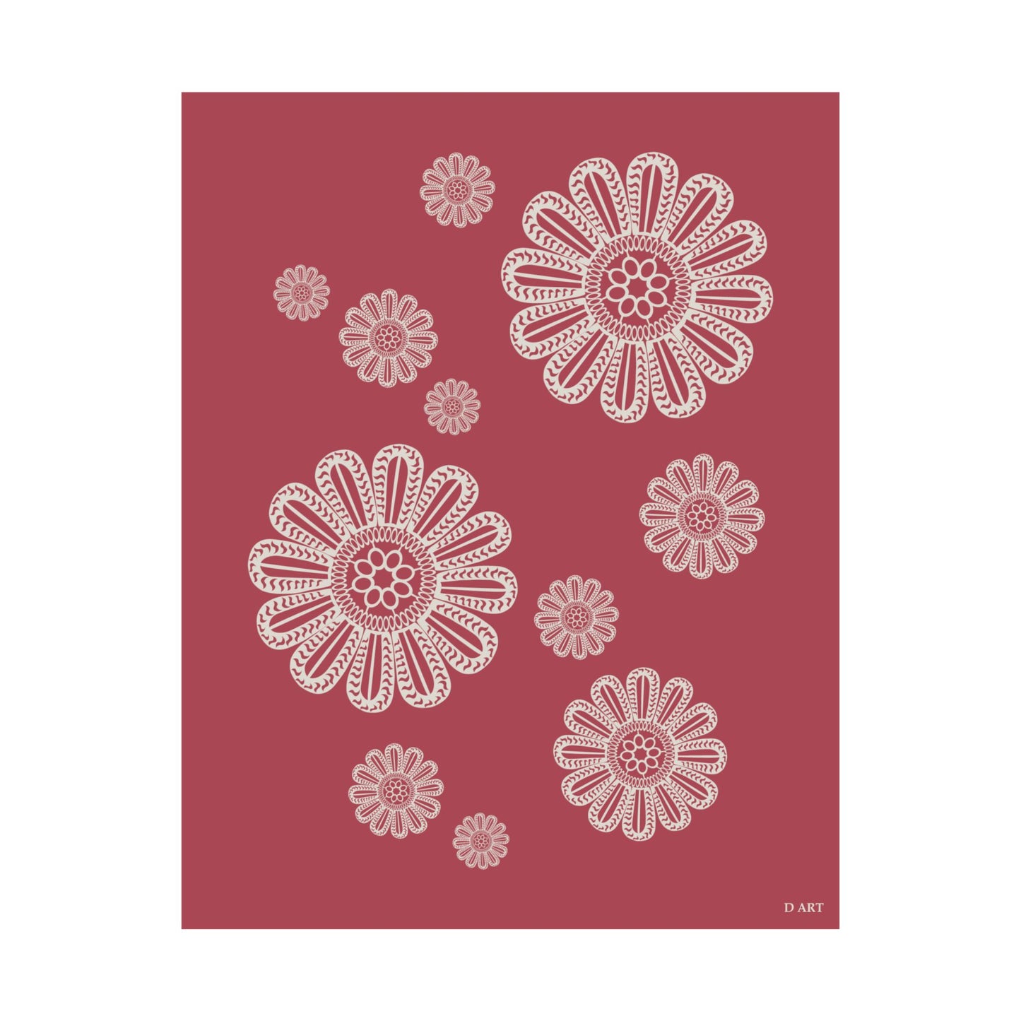 Almond Blossom matte poster - D ART Studio