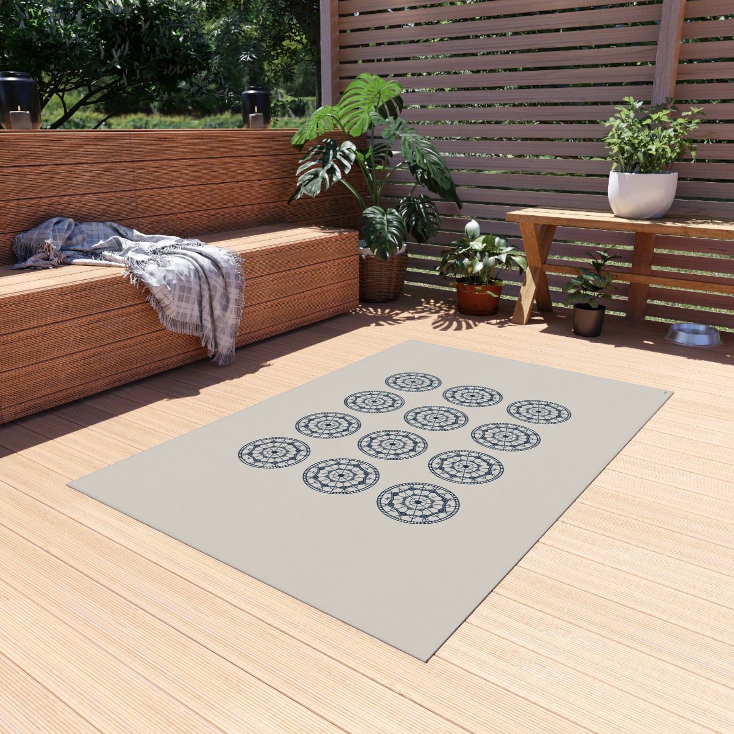 Midnight Dune outdoor rug