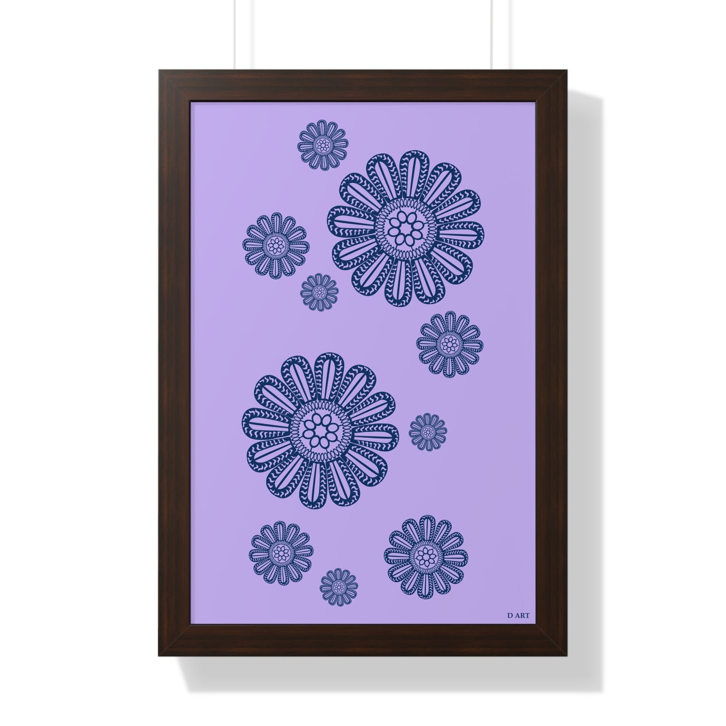 Dreamy Lilac framed art - D ART Studio