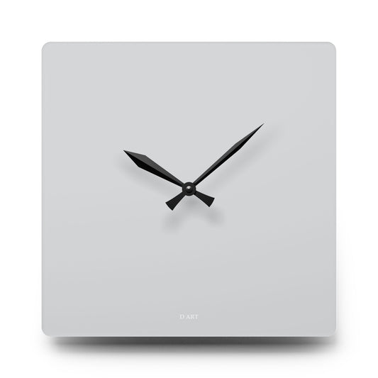 Gray Simplicity wall clock - D ART Studio