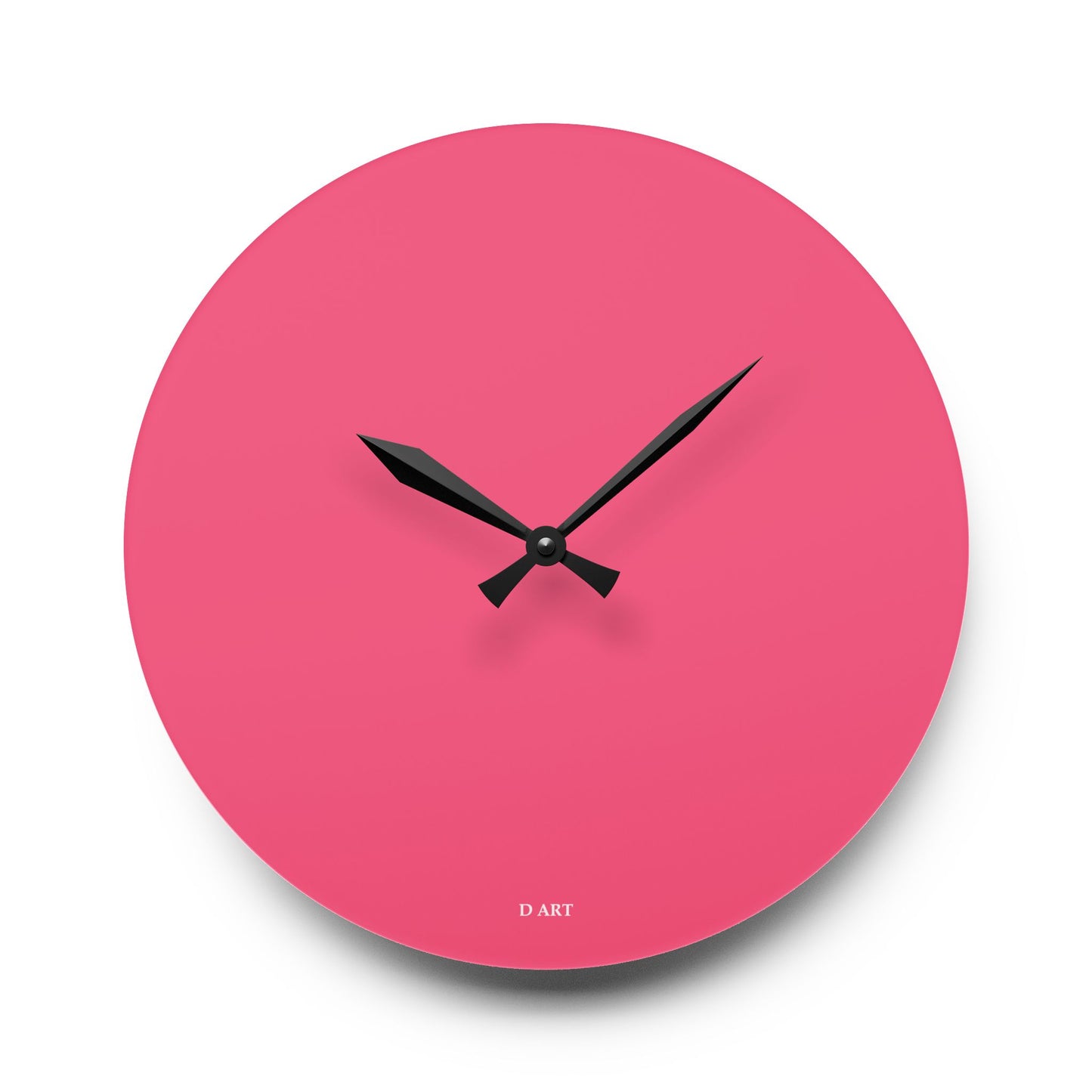 Pink Simplicity wall clock - D ART Studio