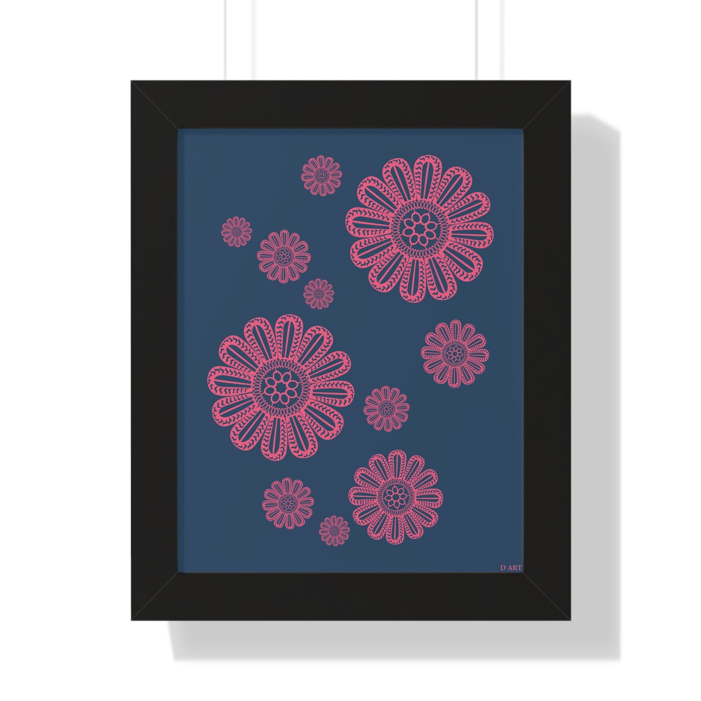 Midnight Blossoms framed art