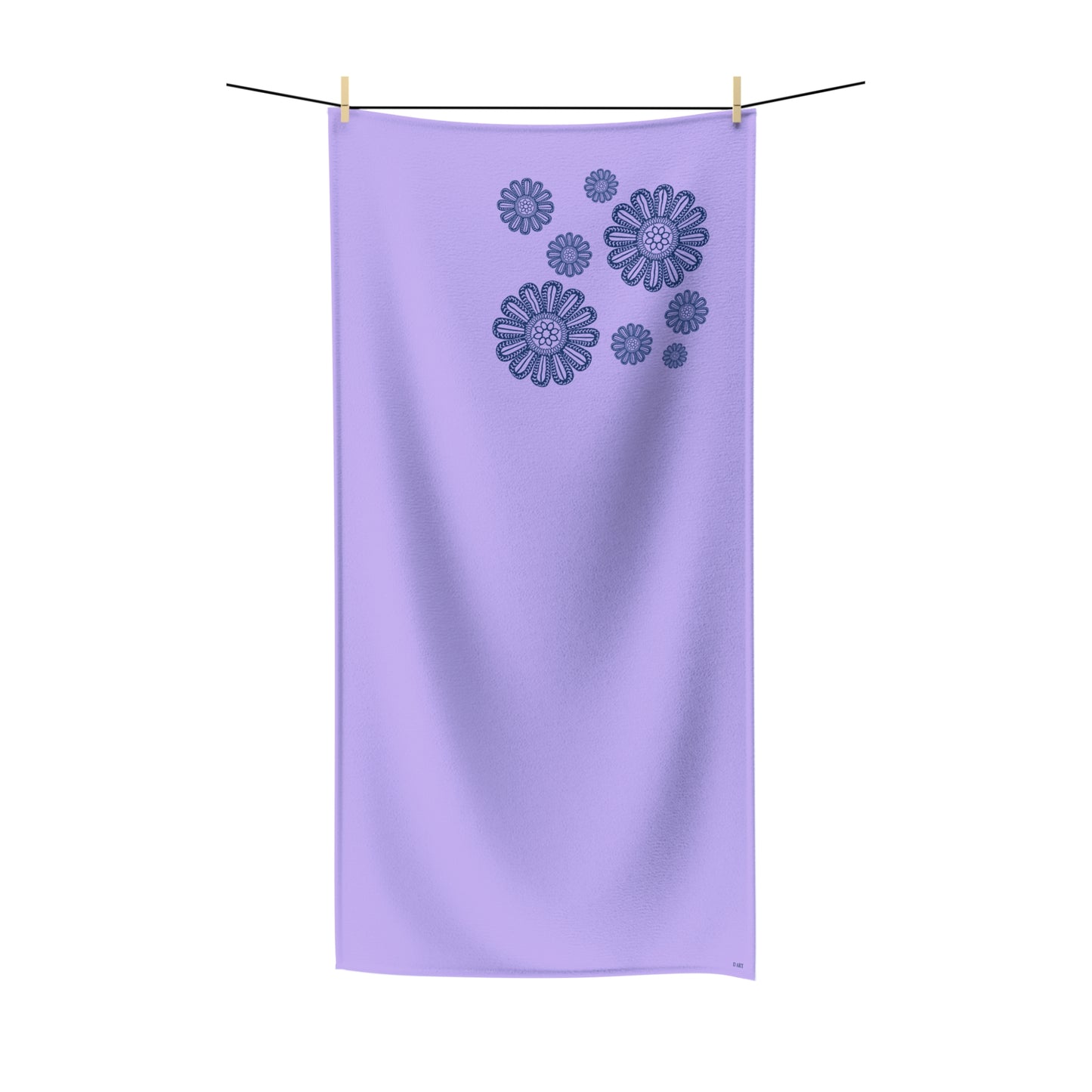 Dreamy Lilac bath towel