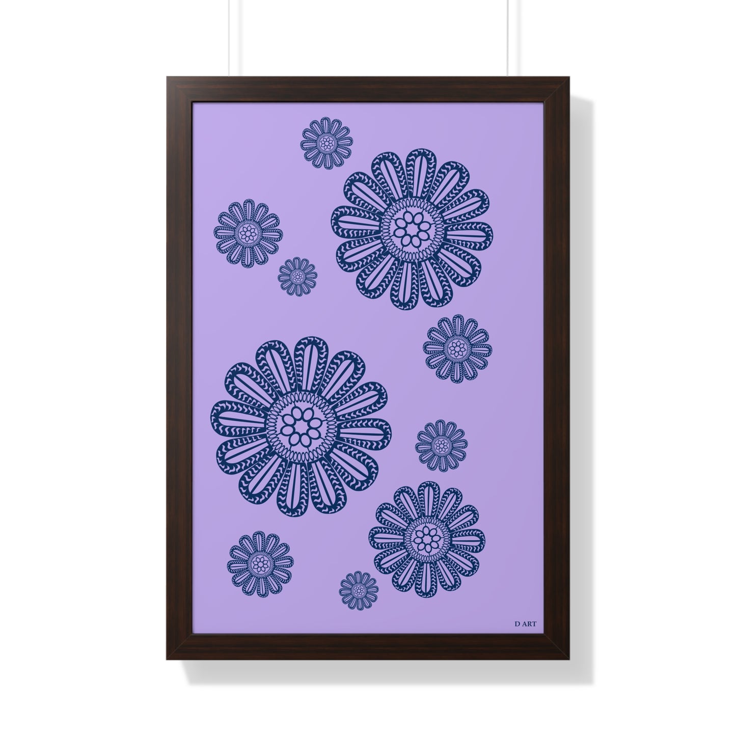 Dreamy Lilac framed art - D ART Studio