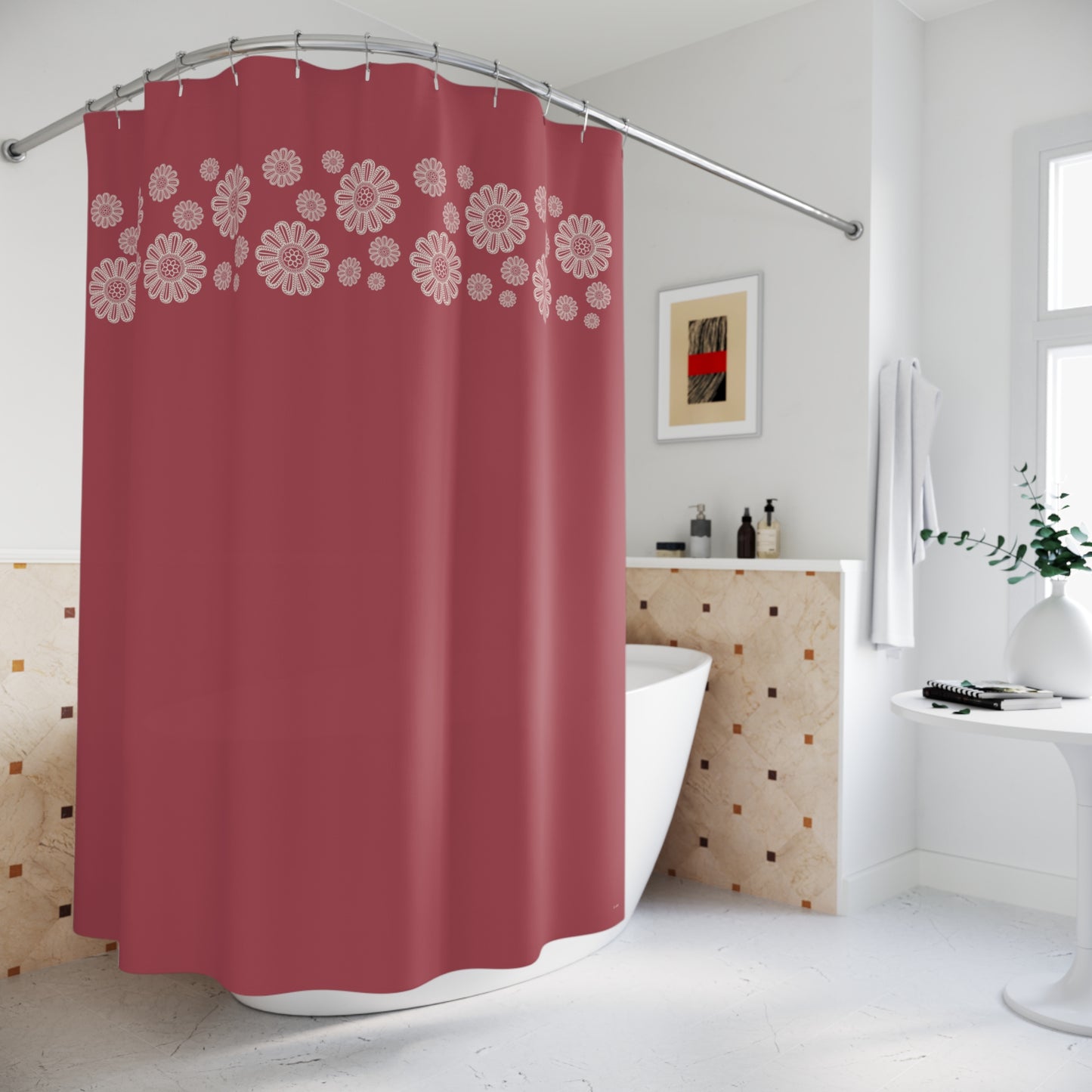 Almond Blossom shower curtain