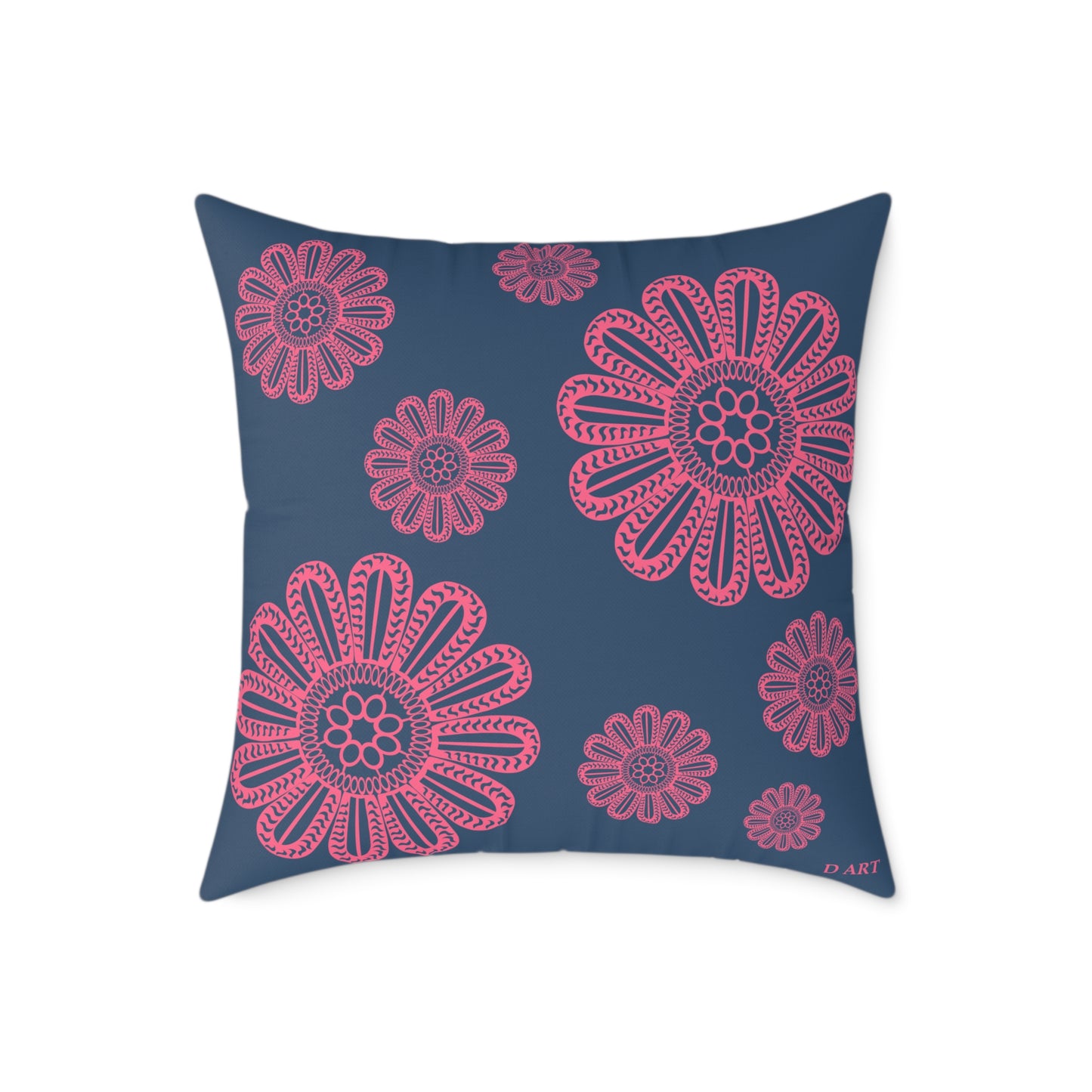 Midnight Blossoms pillow - D ART Studio