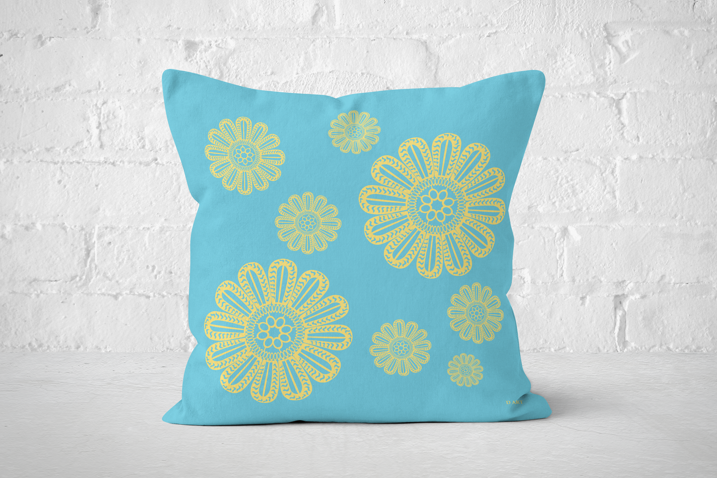 Turquoise Delight outdoor pillow - D ART Studio