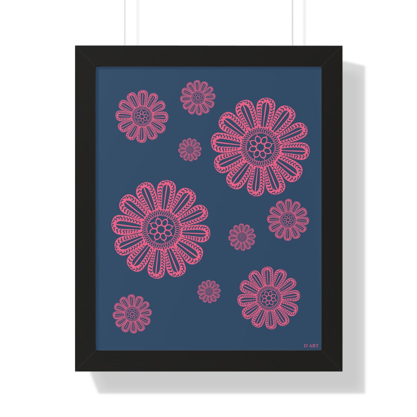 Midnight Blossoms framed art