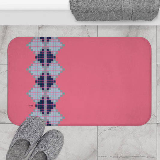 Pink Lagoon bath mat