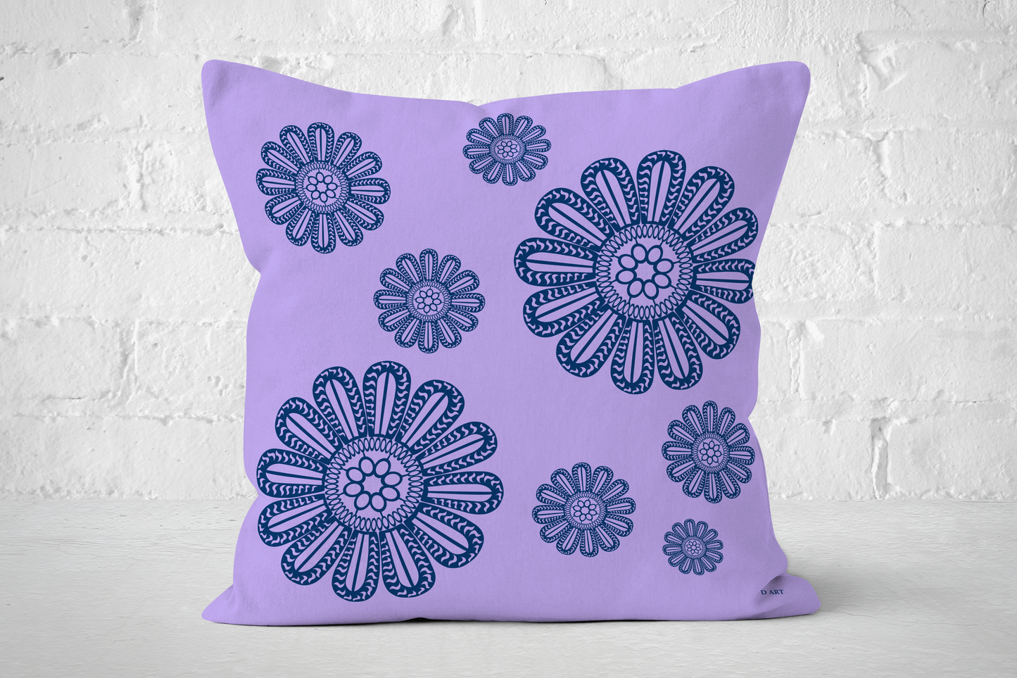 Dreamy Lilac outdoor pillow - D ART Studio