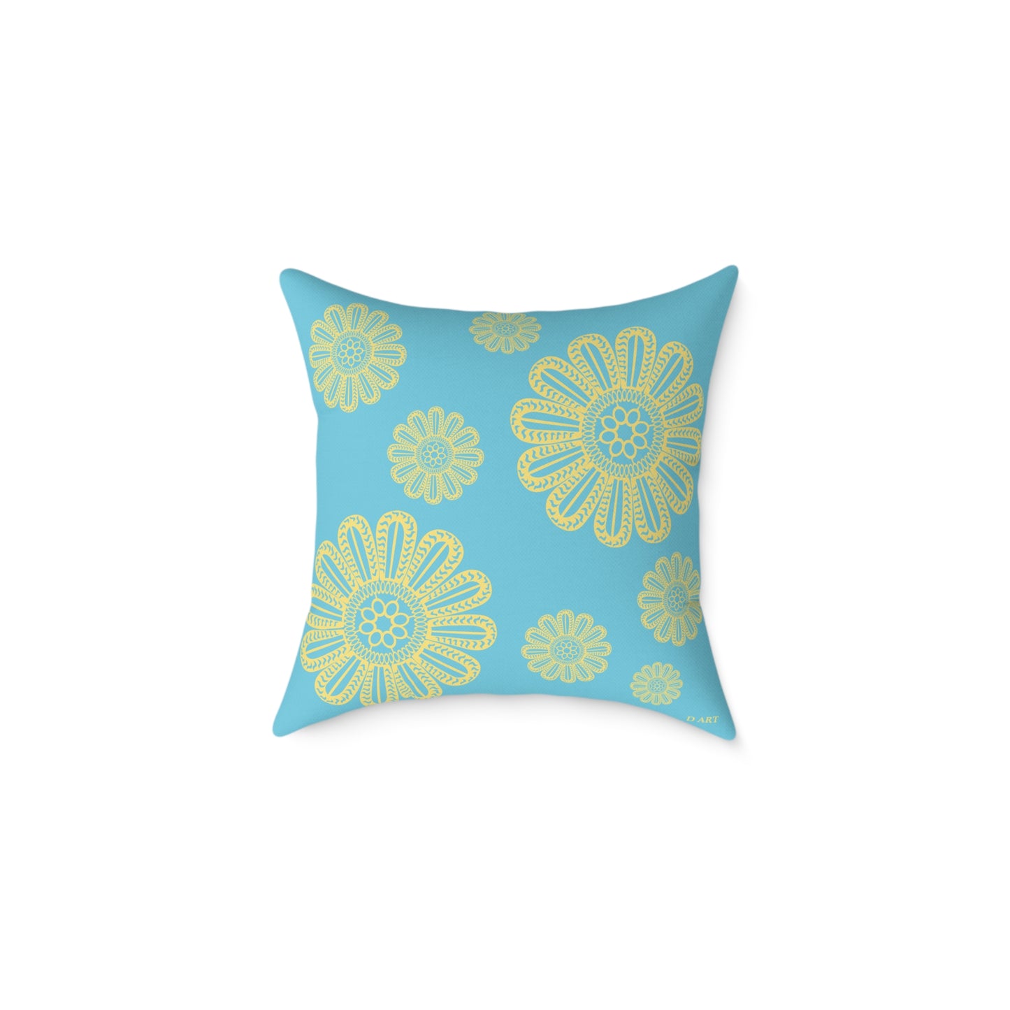 Turquoise Delight pillow - D ART Studio