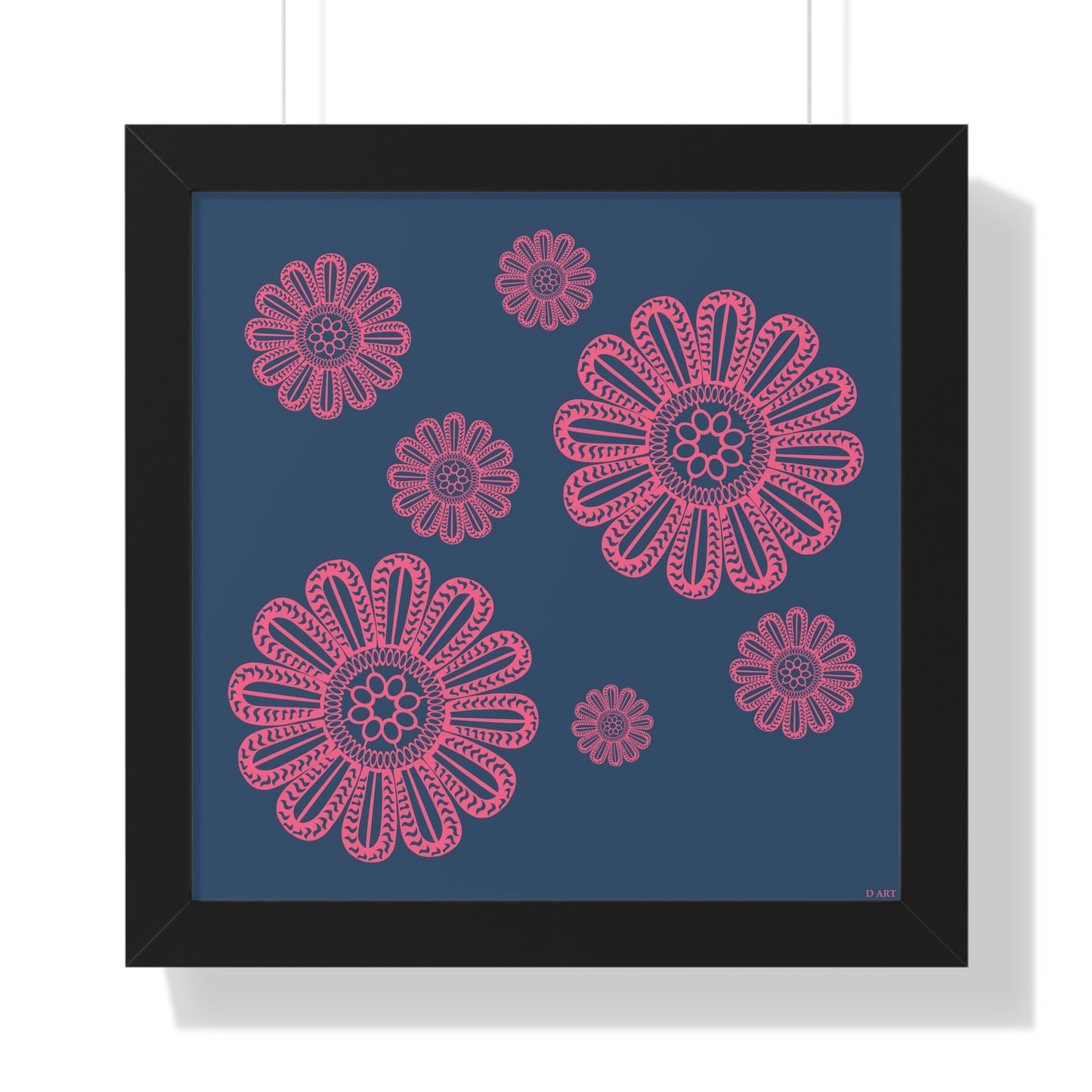 Midnight Blossoms framed art