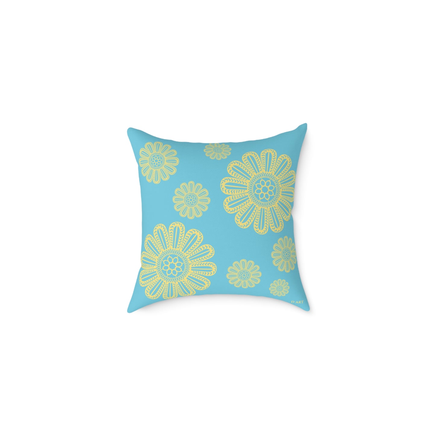 Turquoise Delight pillow - D ART Studio