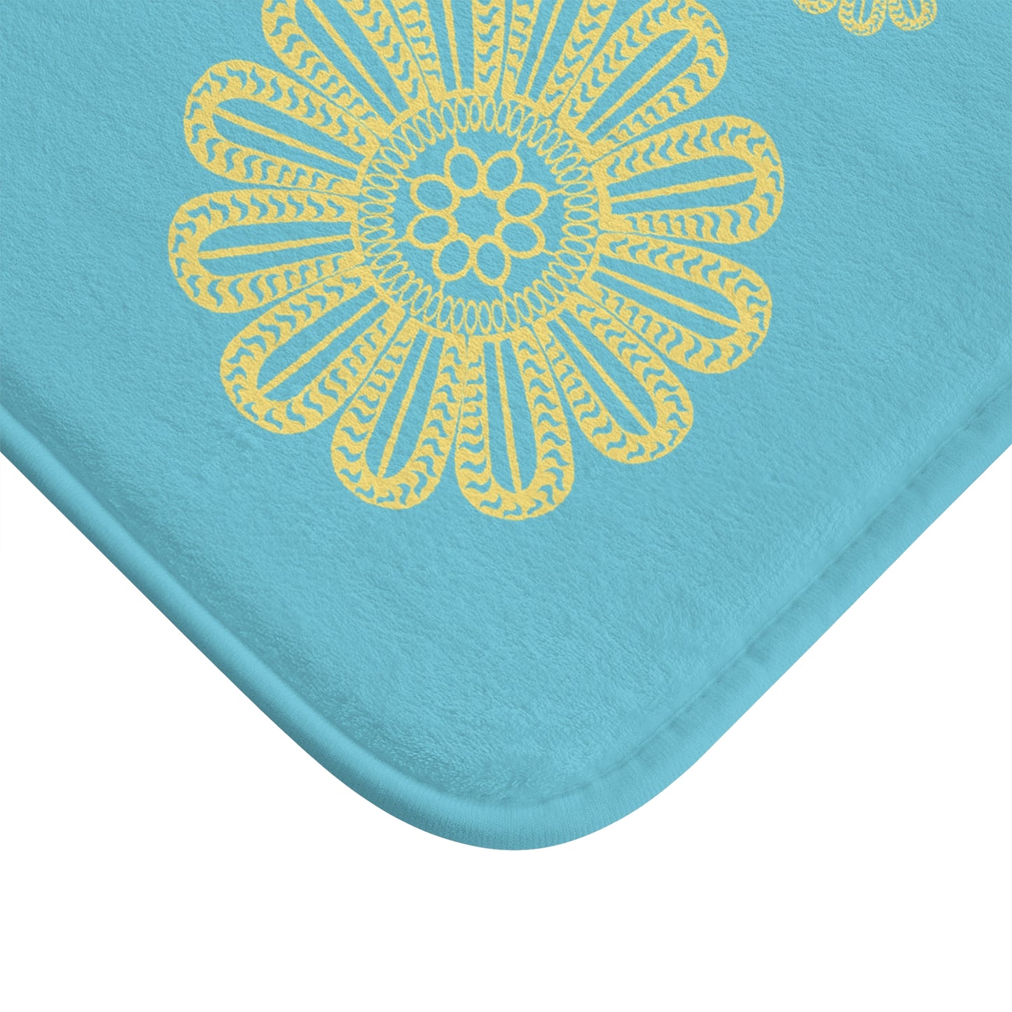 Turquoise Delight bath mat