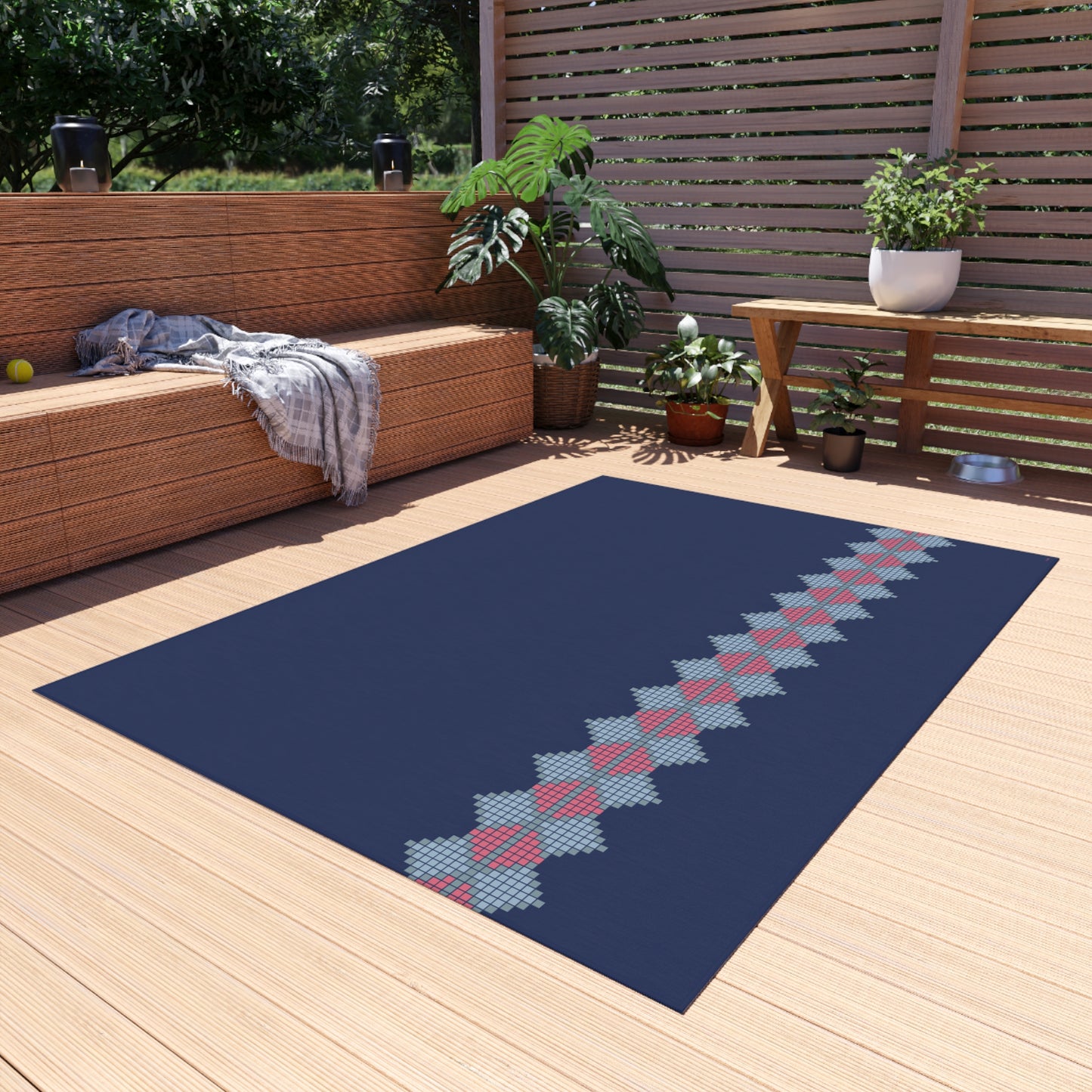 Blush Tides outdoor rug