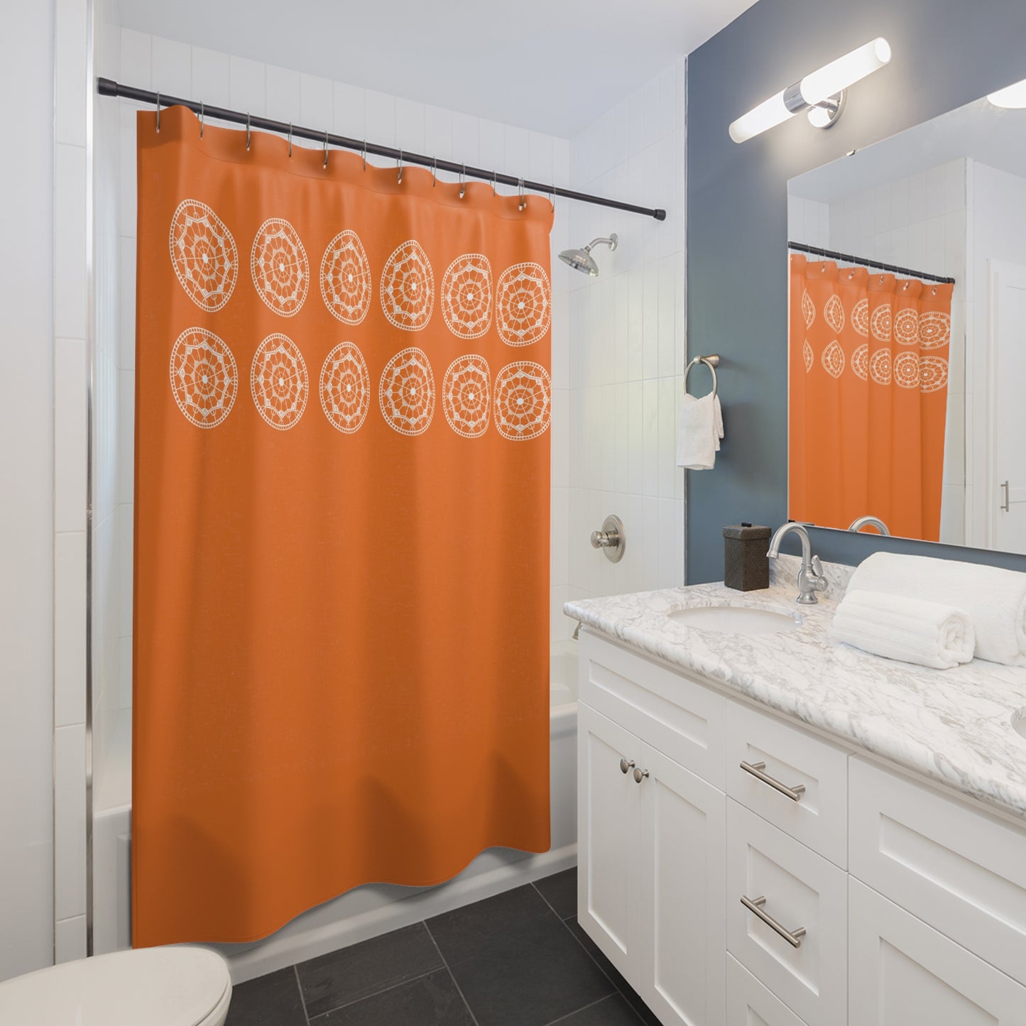 Sunset Blaze shower curtain