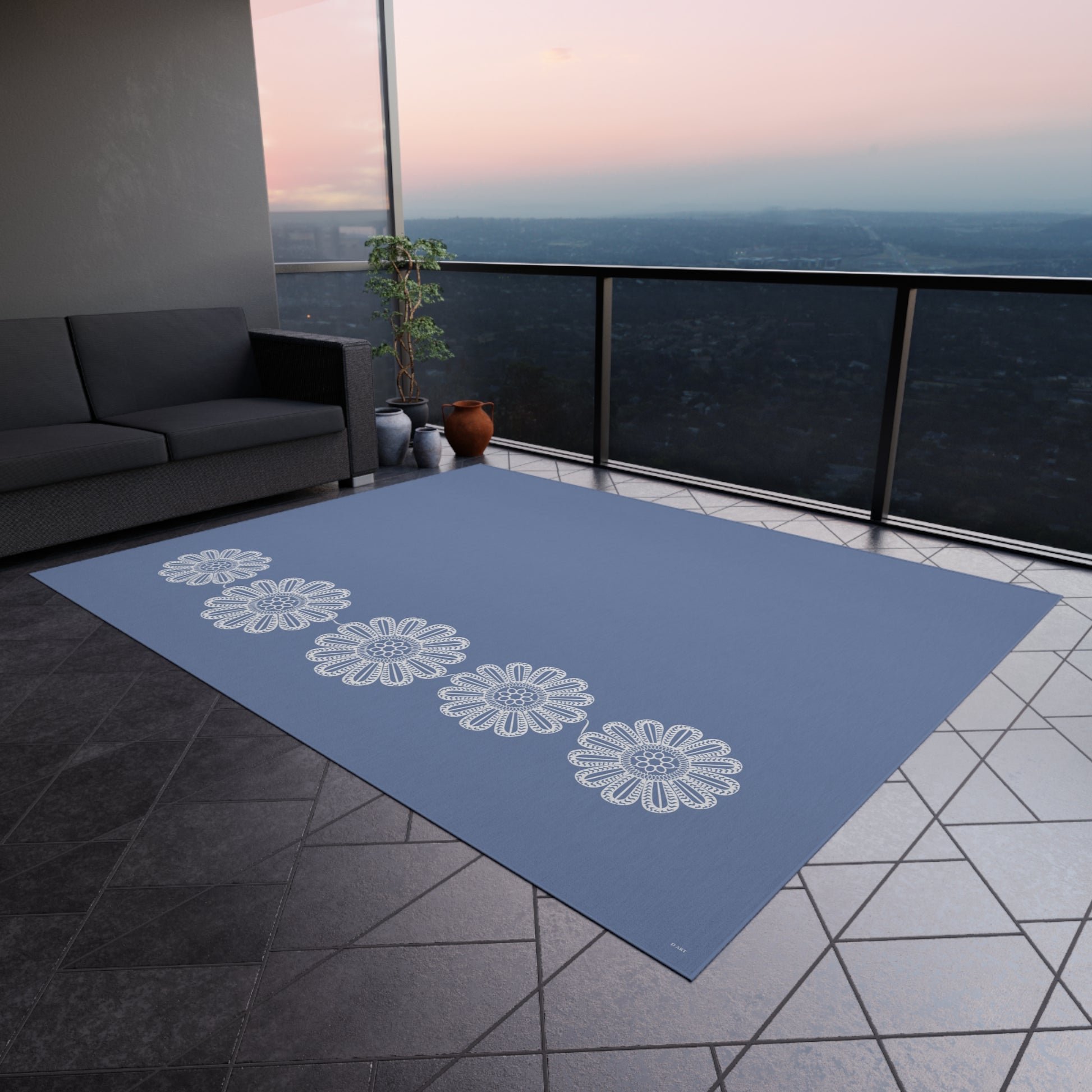 Skyline Serenity outdoor rug - D ART Studio