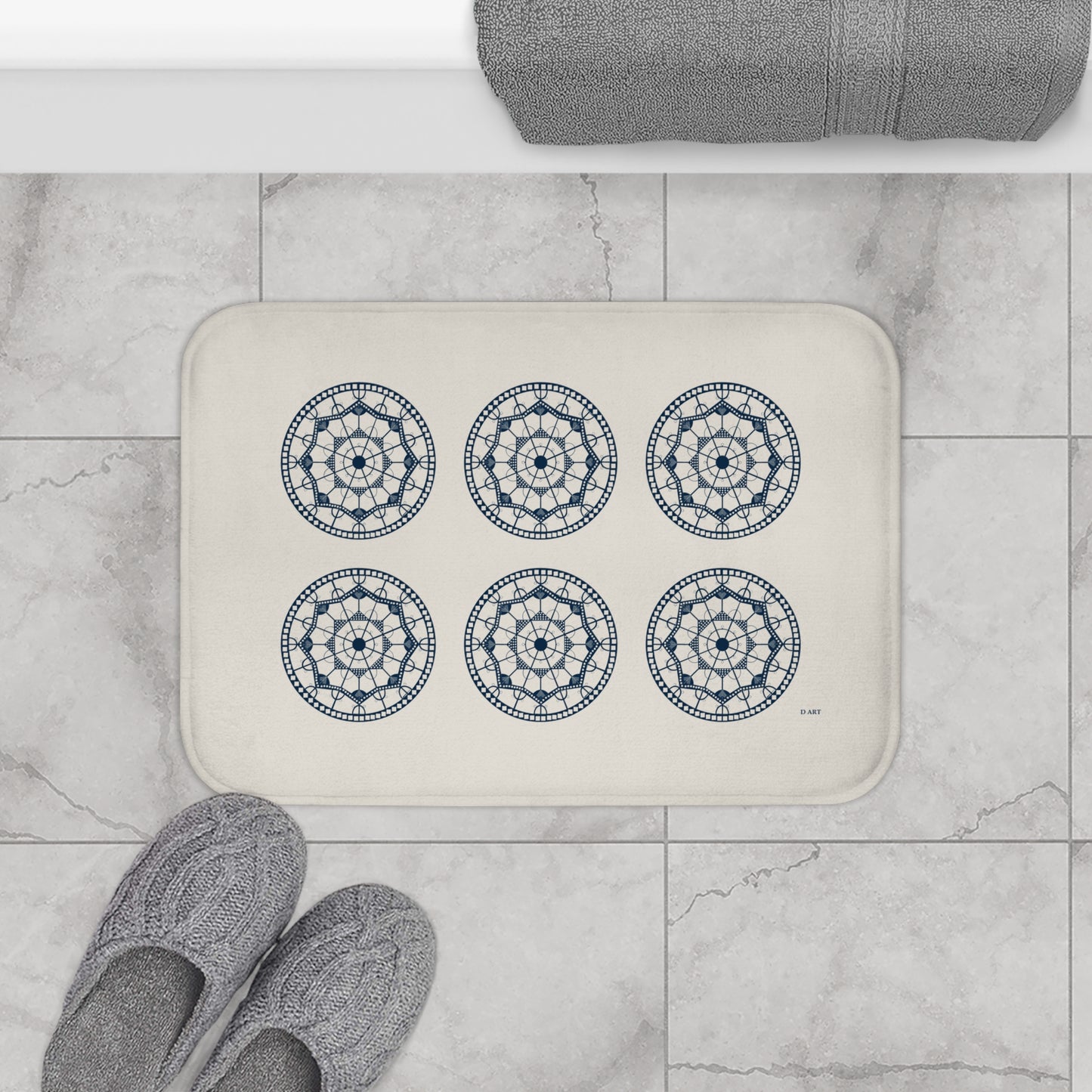 Midnight Dune bath mat