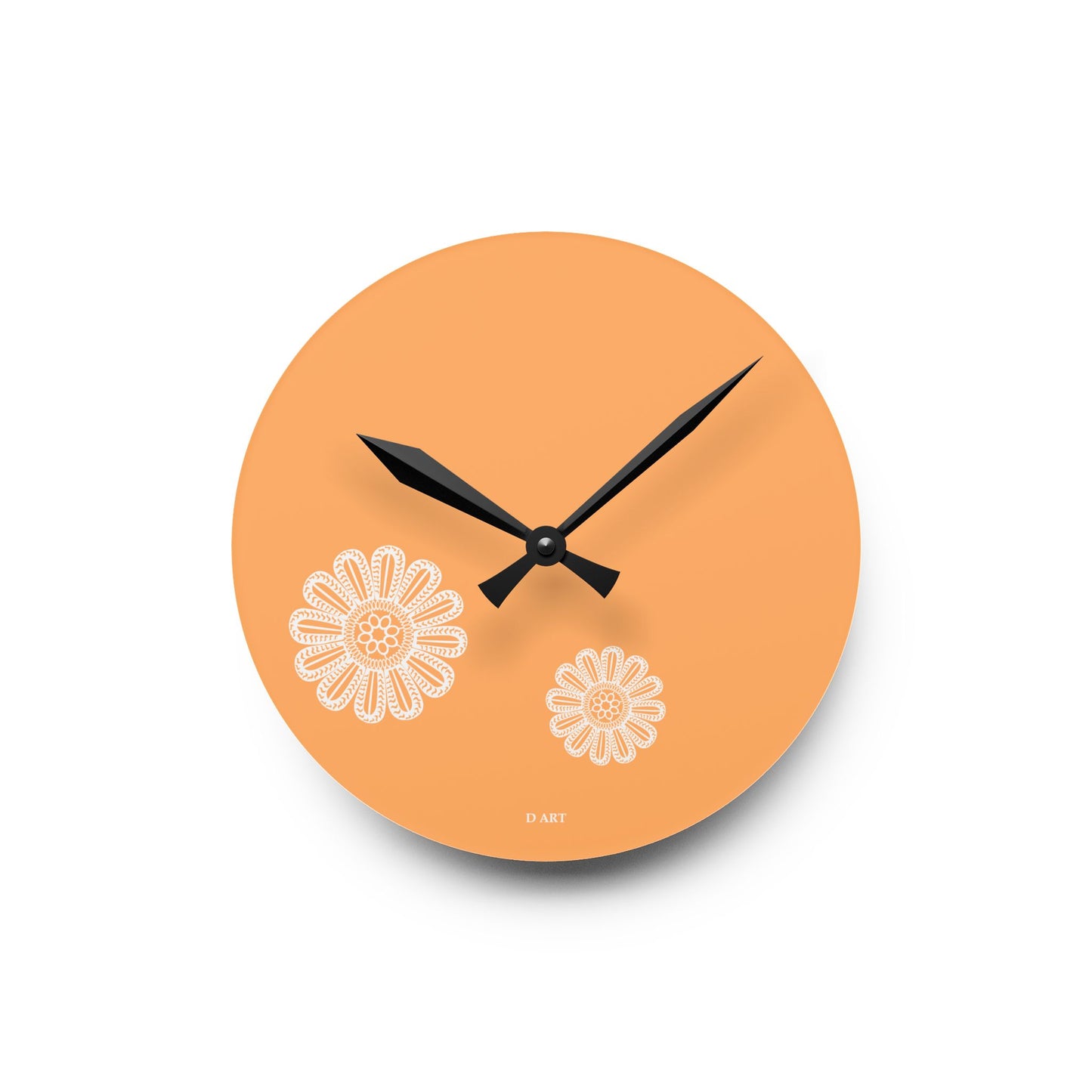 Peachy Sunset wall clock - D ART Studio