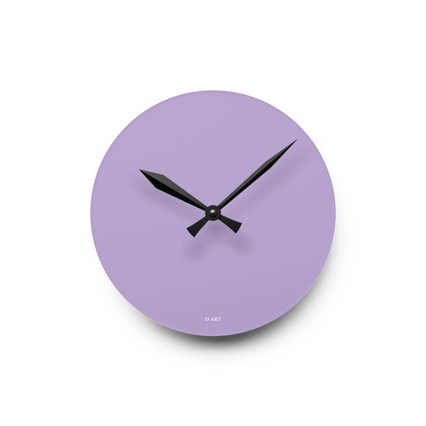 Lilac Simplicity wall clock - D ART Studio