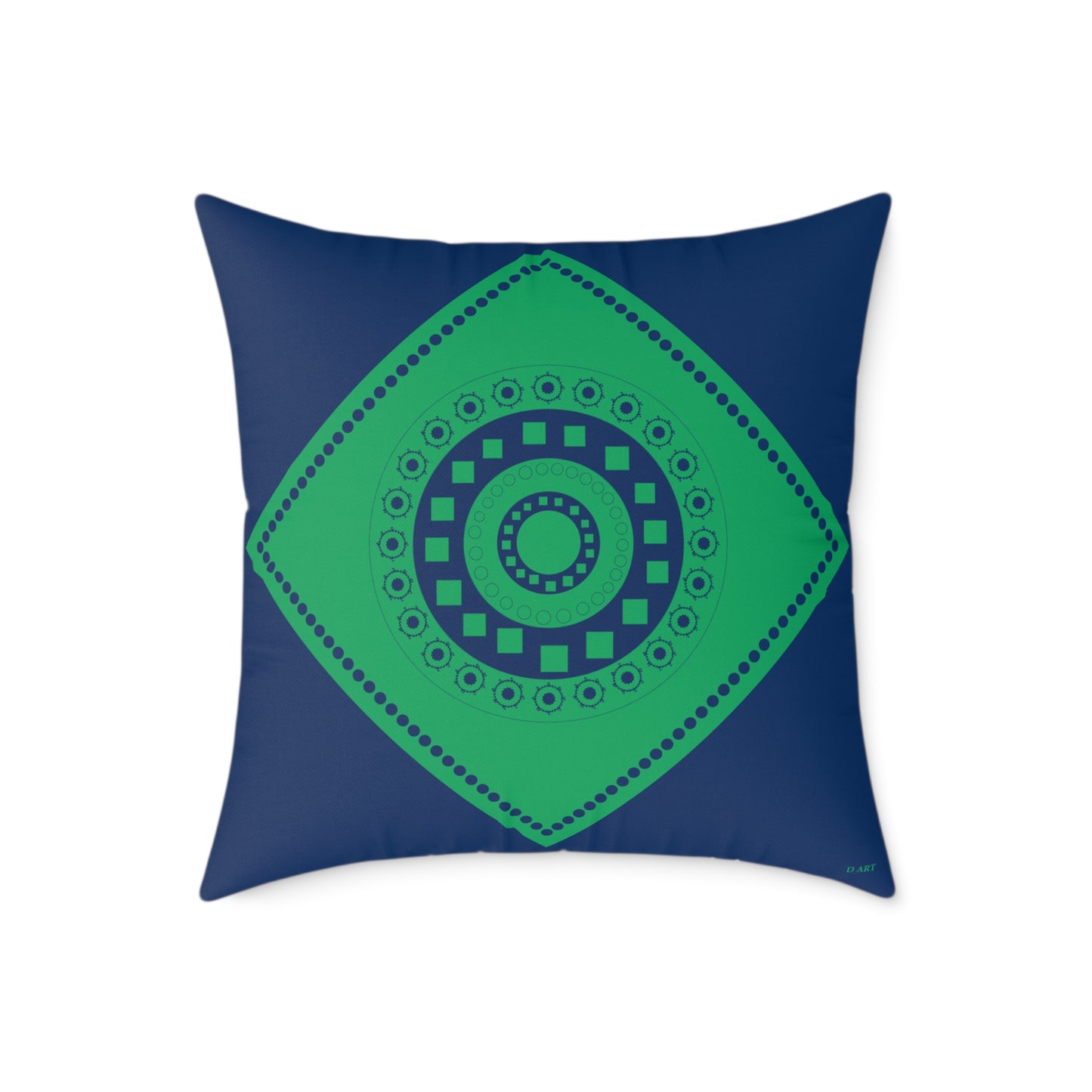 Emerald Nightfall pillow - D ART Studio