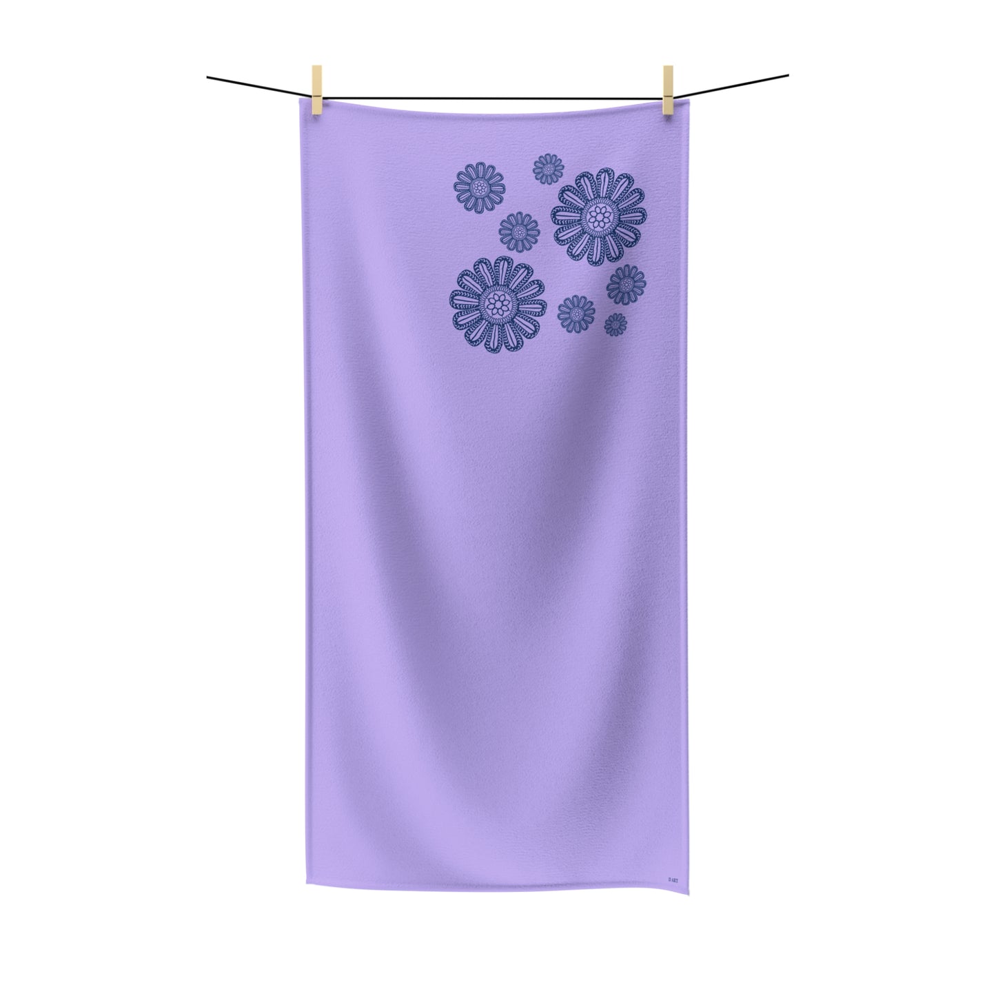 Dreamy Lilac bath towel