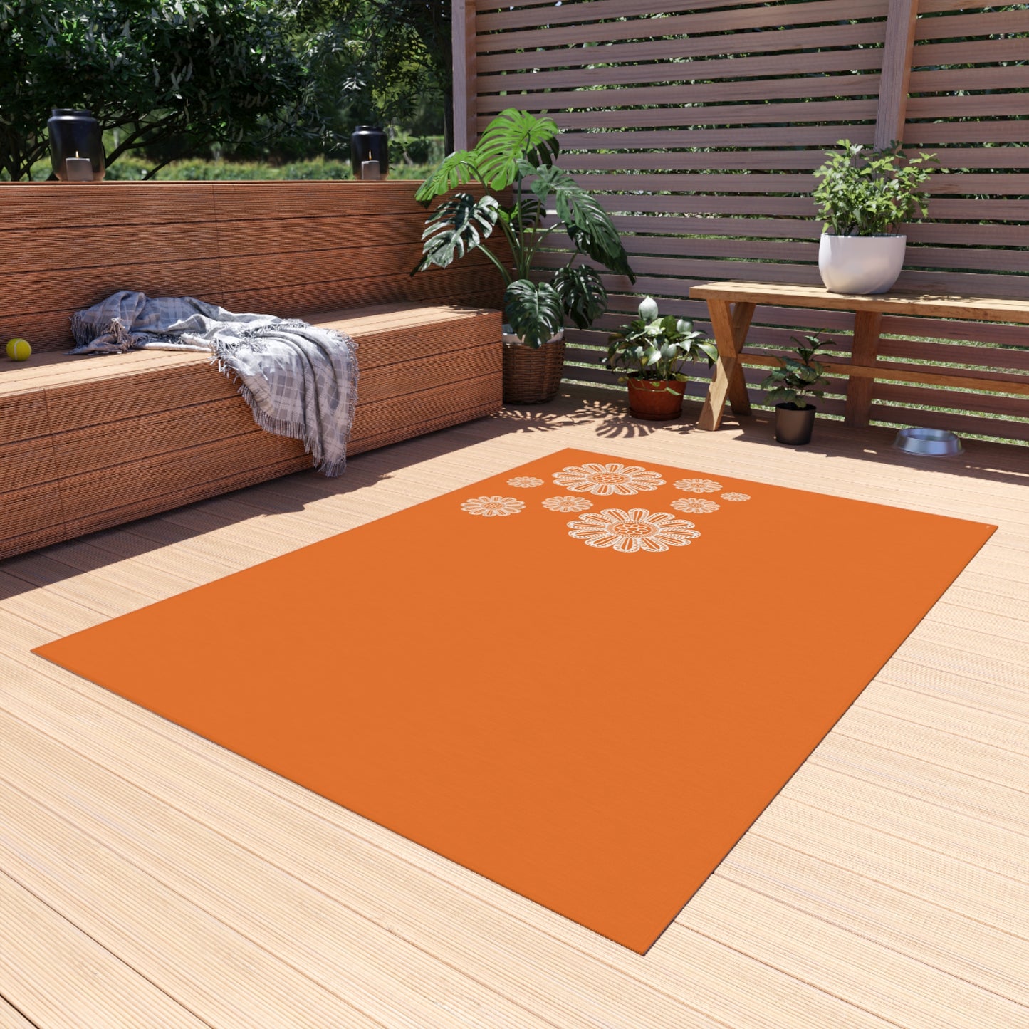 Sundown Glow outdoor rug